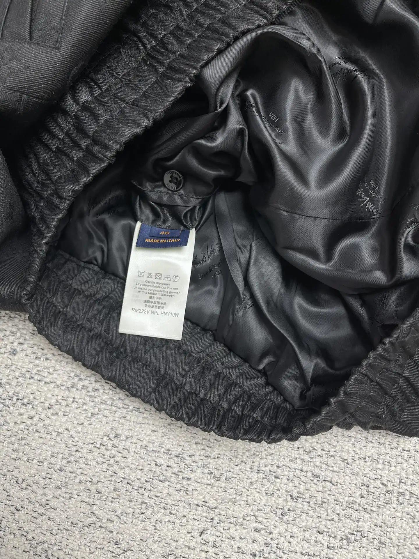 Monogram Jacquard Zip-Up Blouson Jacket D40014739 — view 8