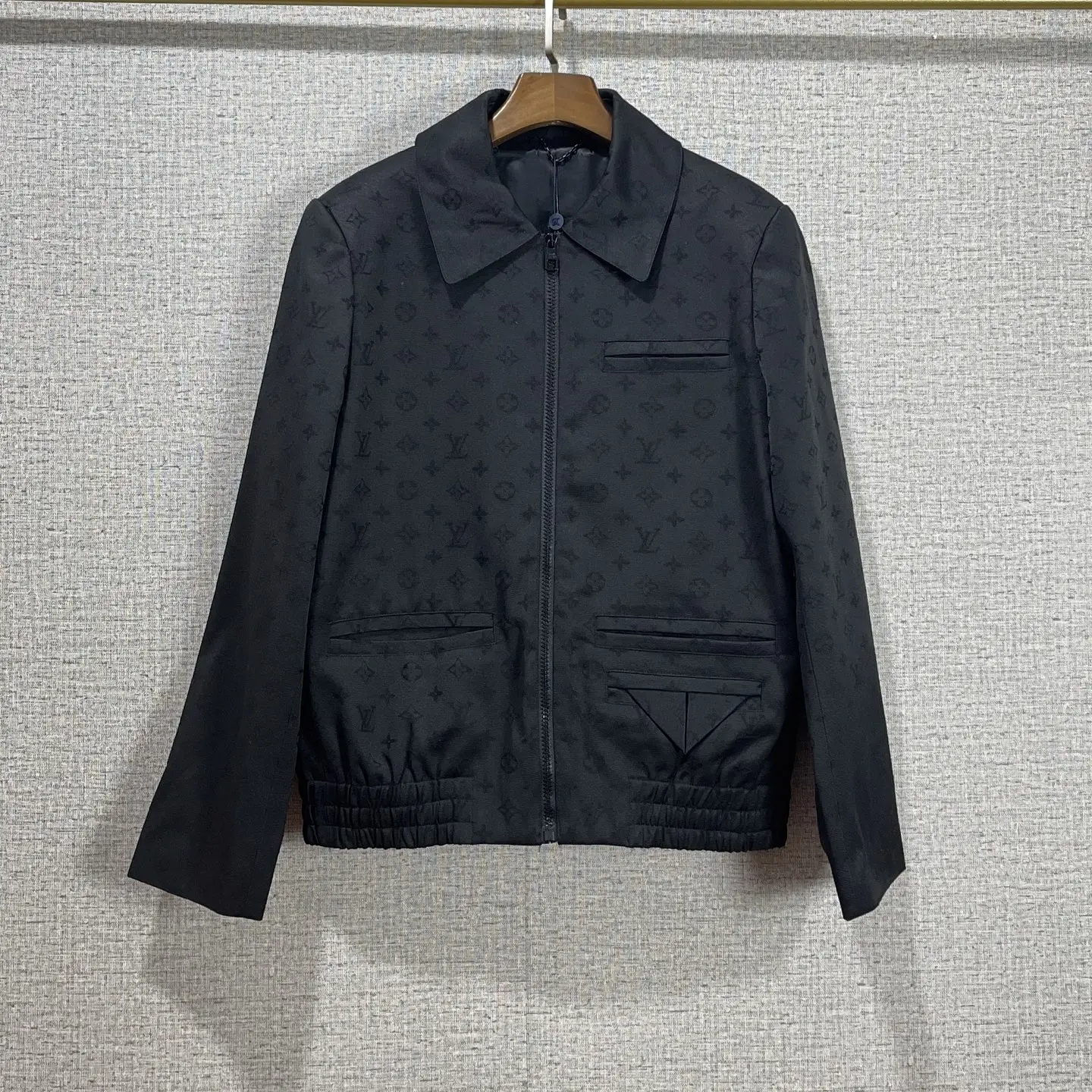 Monogram Jacquard Zip-Up Blouson Jacket D40014743