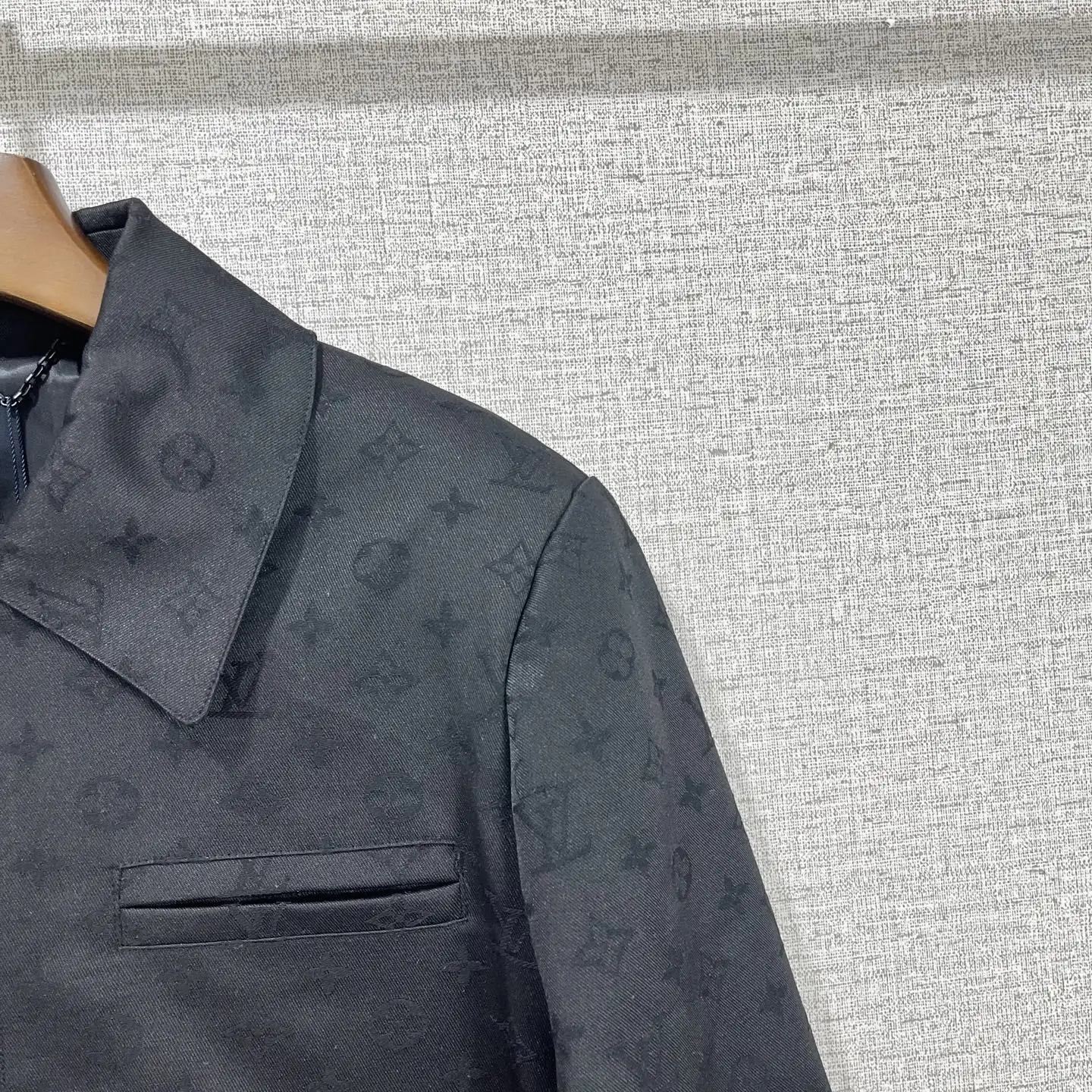 Monogram Jacquard Zip-Up Blouson Jacket D40014743 — view 4
