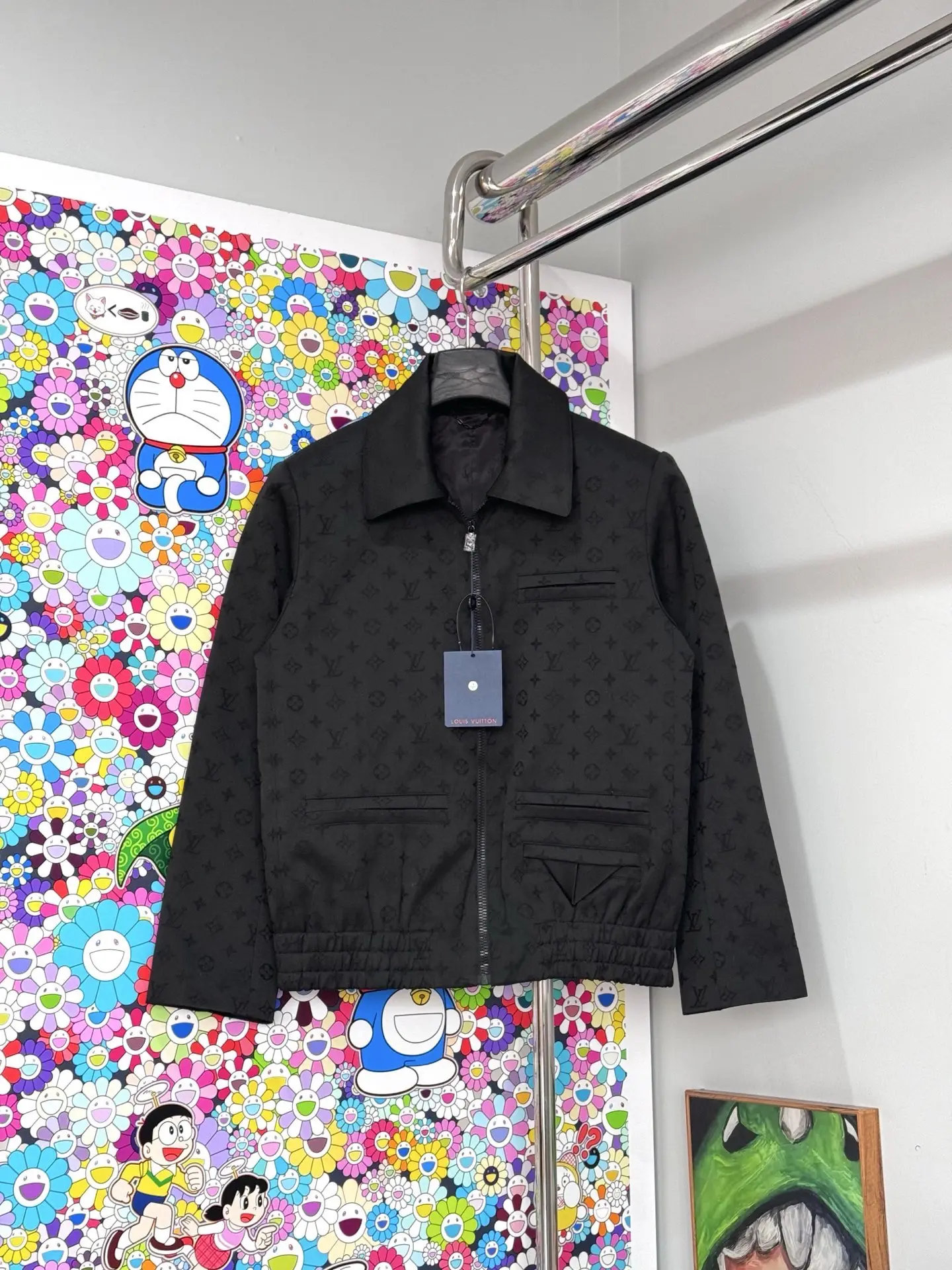 Monogram Jacquard Zip-Up Blouson Jacket D40014733