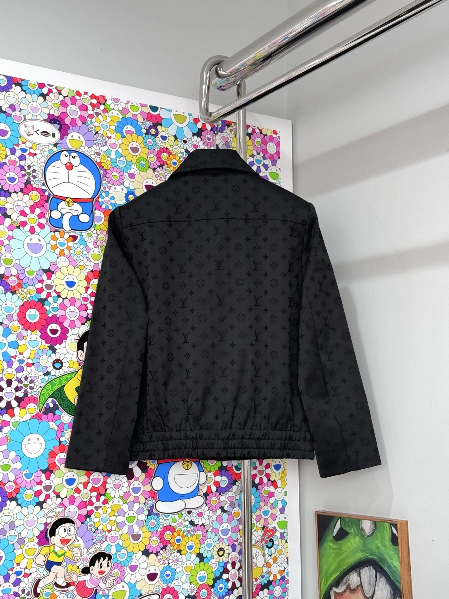 Monogram Jacquard Zip-Up Blouson Jacket D40014733 — view 2