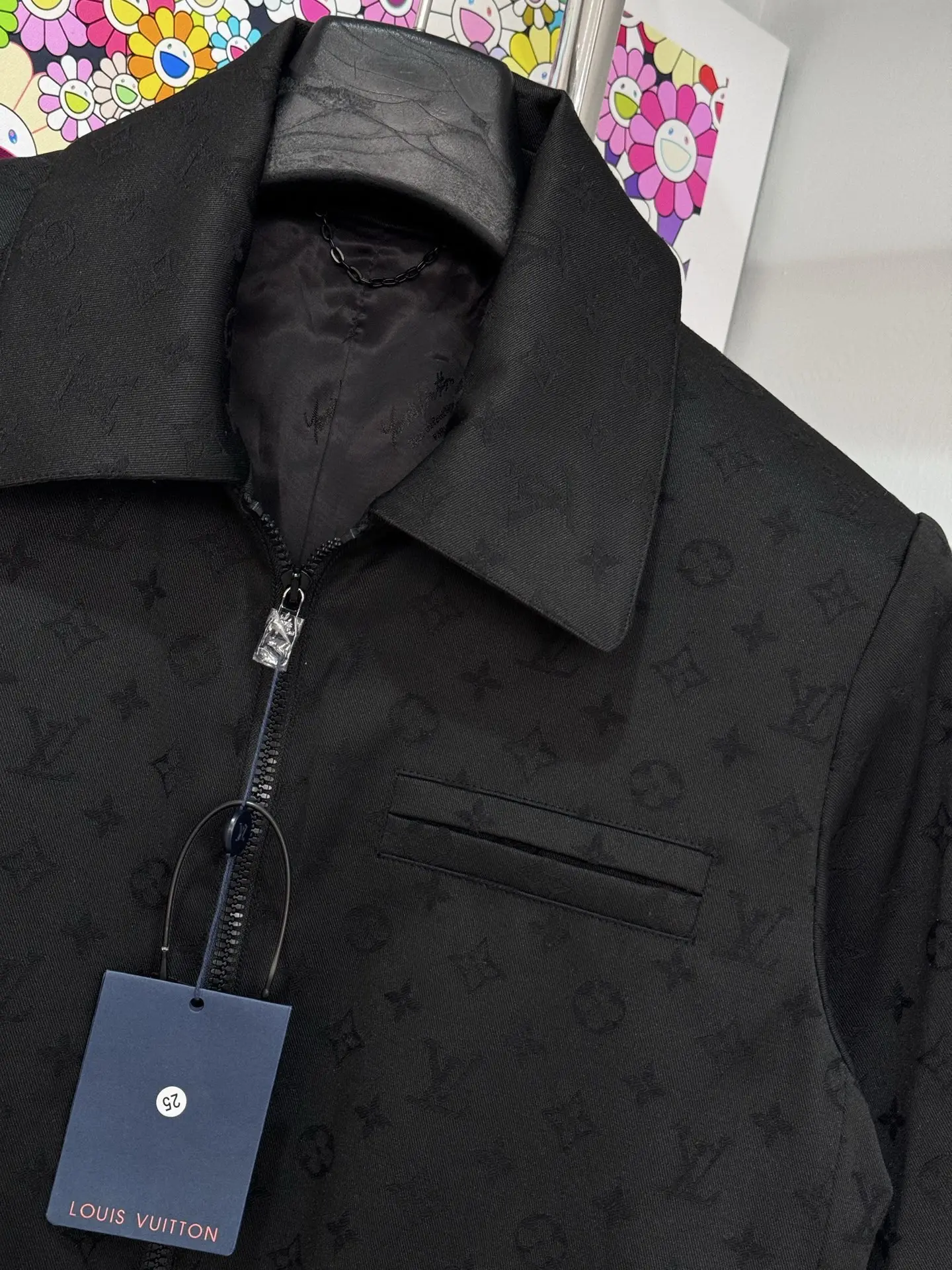 Monogram Jacquard Zip-Up Blouson Jacket D40014733 — view 3