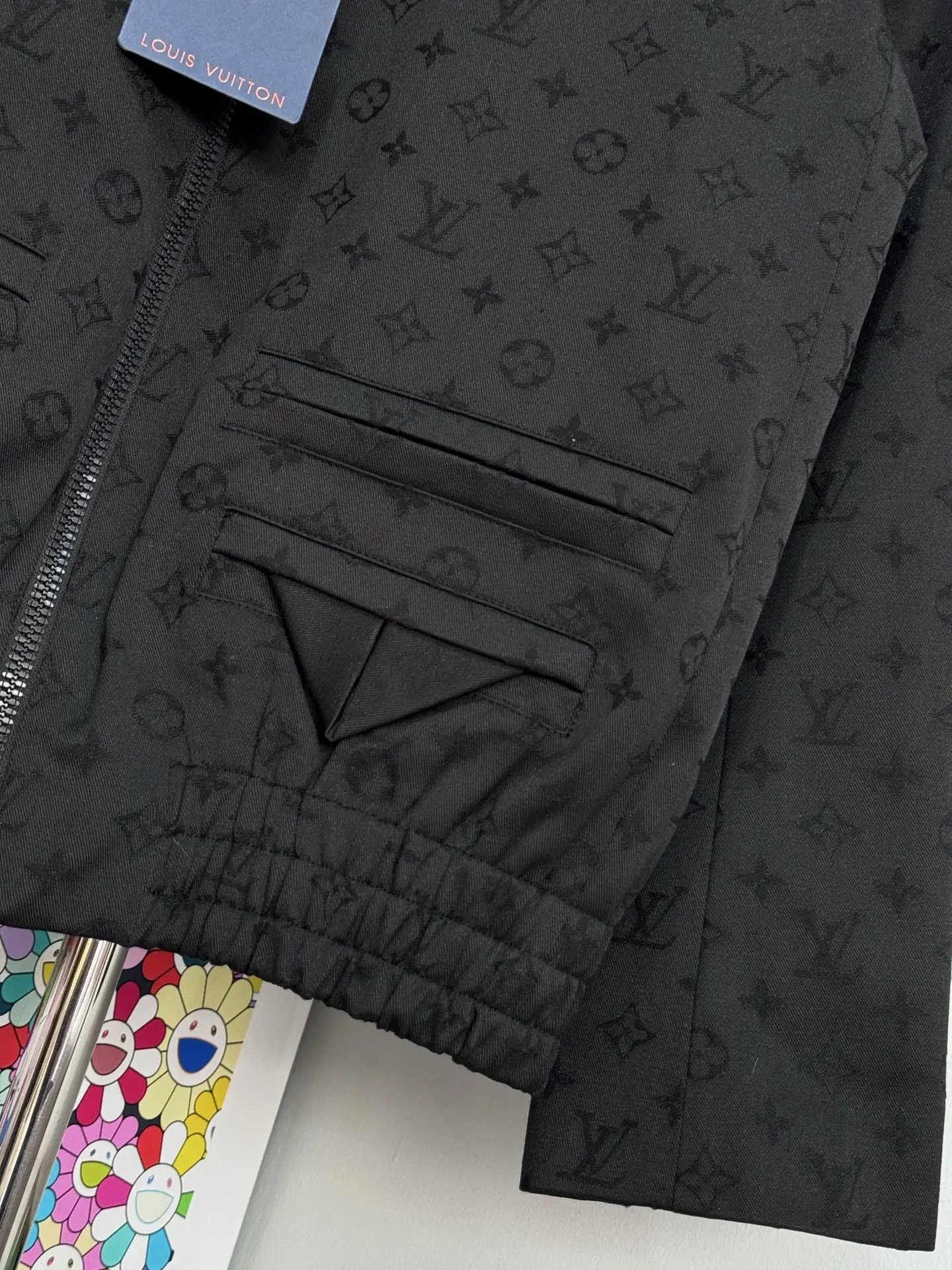 Monogram Jacquard Zip-Up Blouson Jacket D40014733 — view 4
