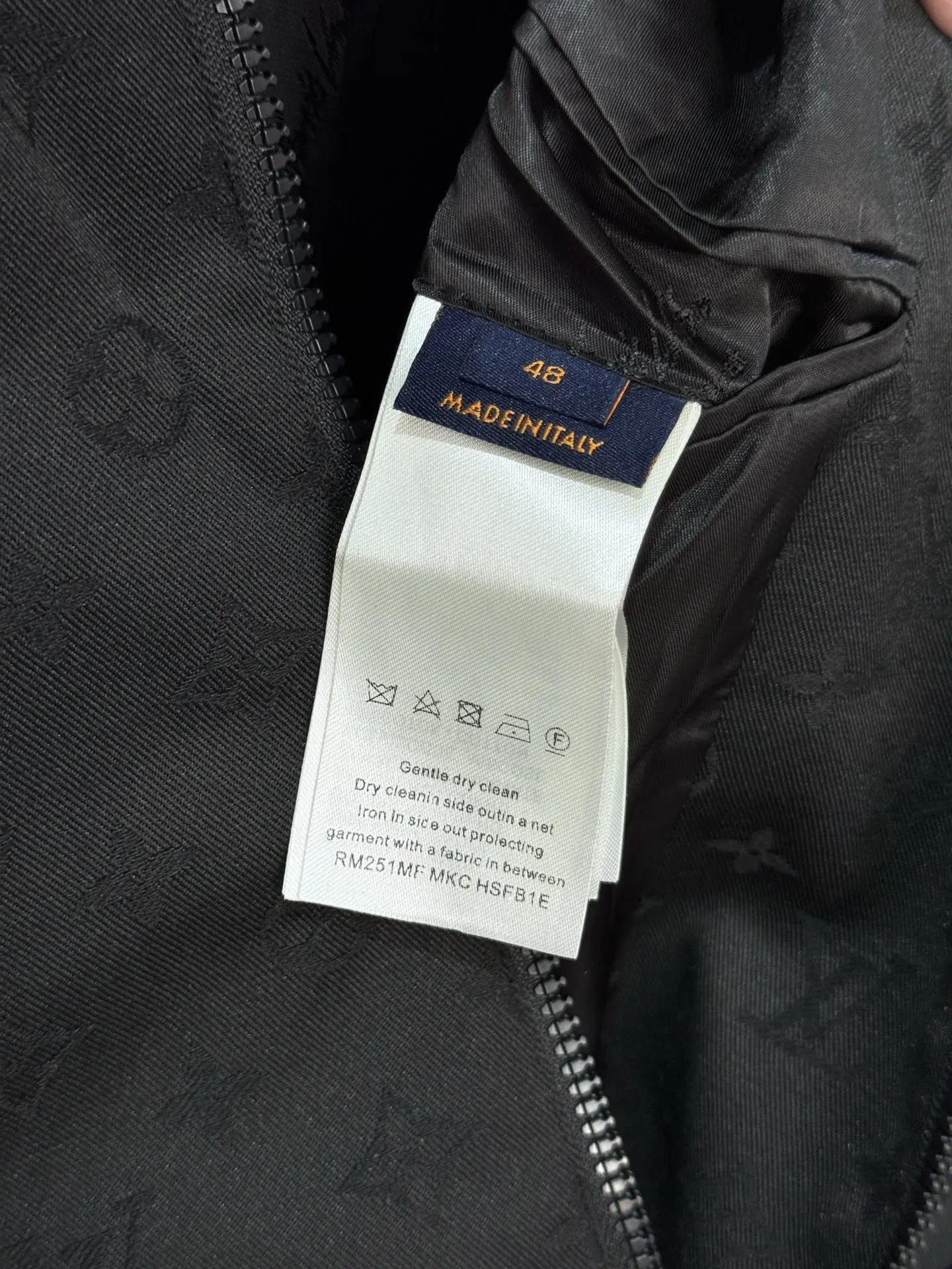 Monogram Jacquard Zip-Up Blouson Jacket D40014733 — view 6