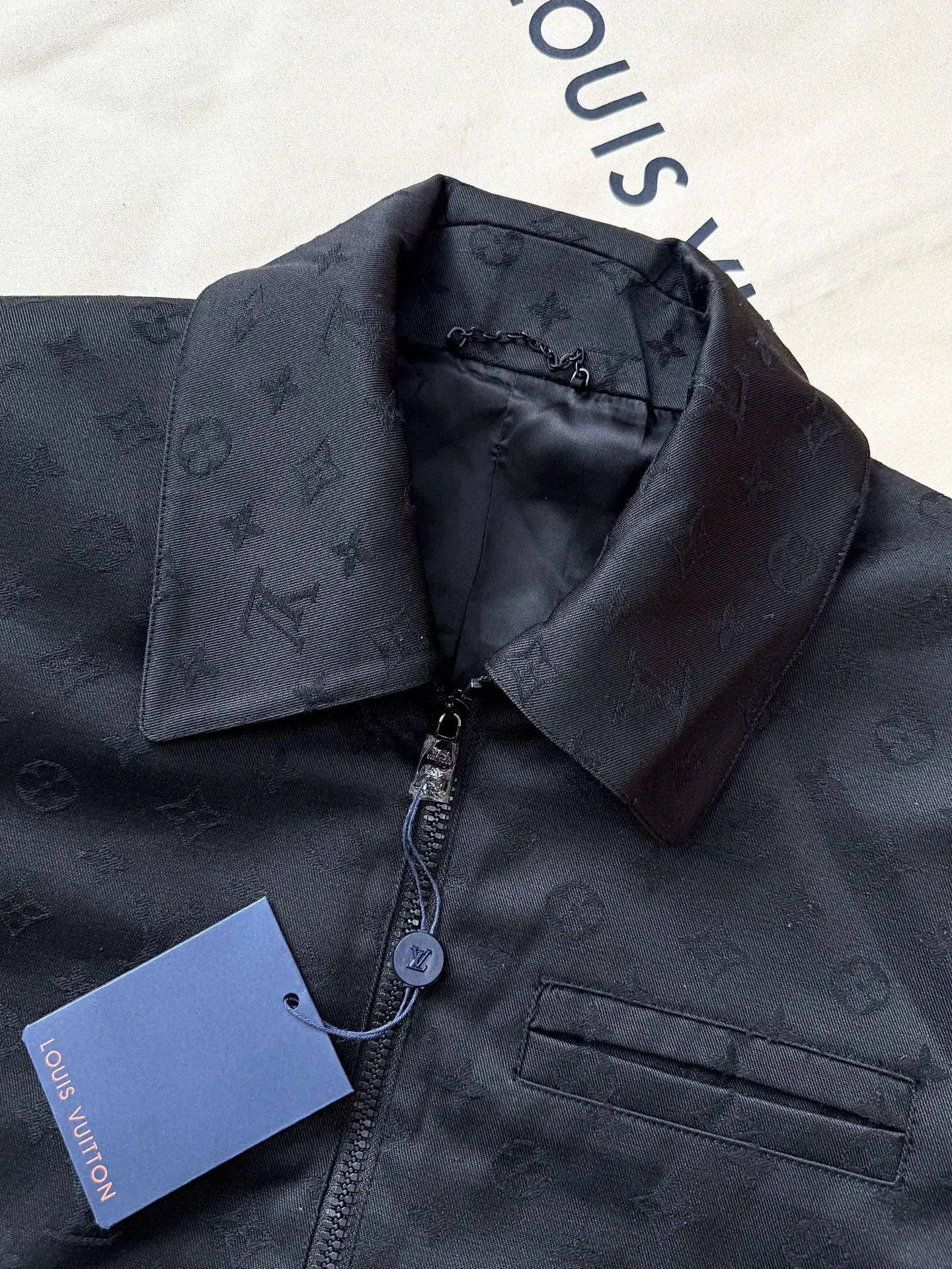 Monogram Jacquard Zip-Up Blouson Jacket D40014737 — view 5