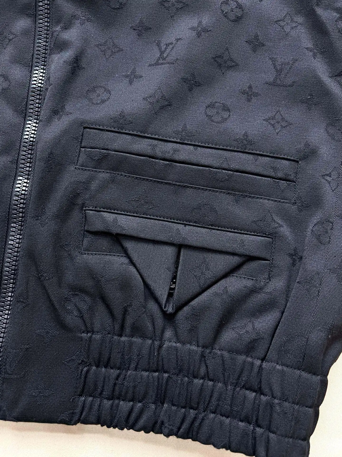 Monogram Jacquard Zip-Up Blouson Jacket D40014737 — view 7
