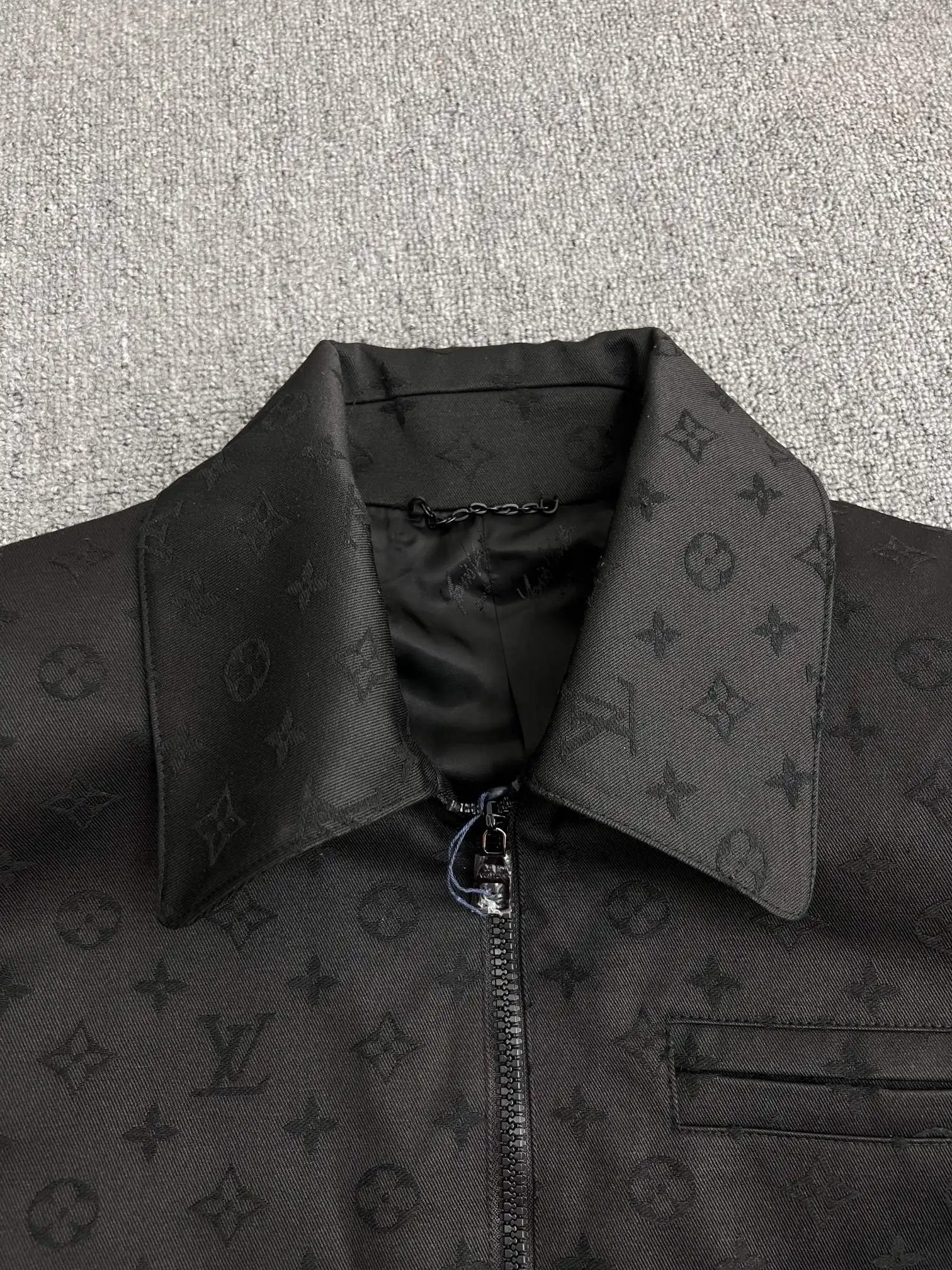 Monogram Jacquard Zip-Up Blouson Jacket D40014747 — view 3