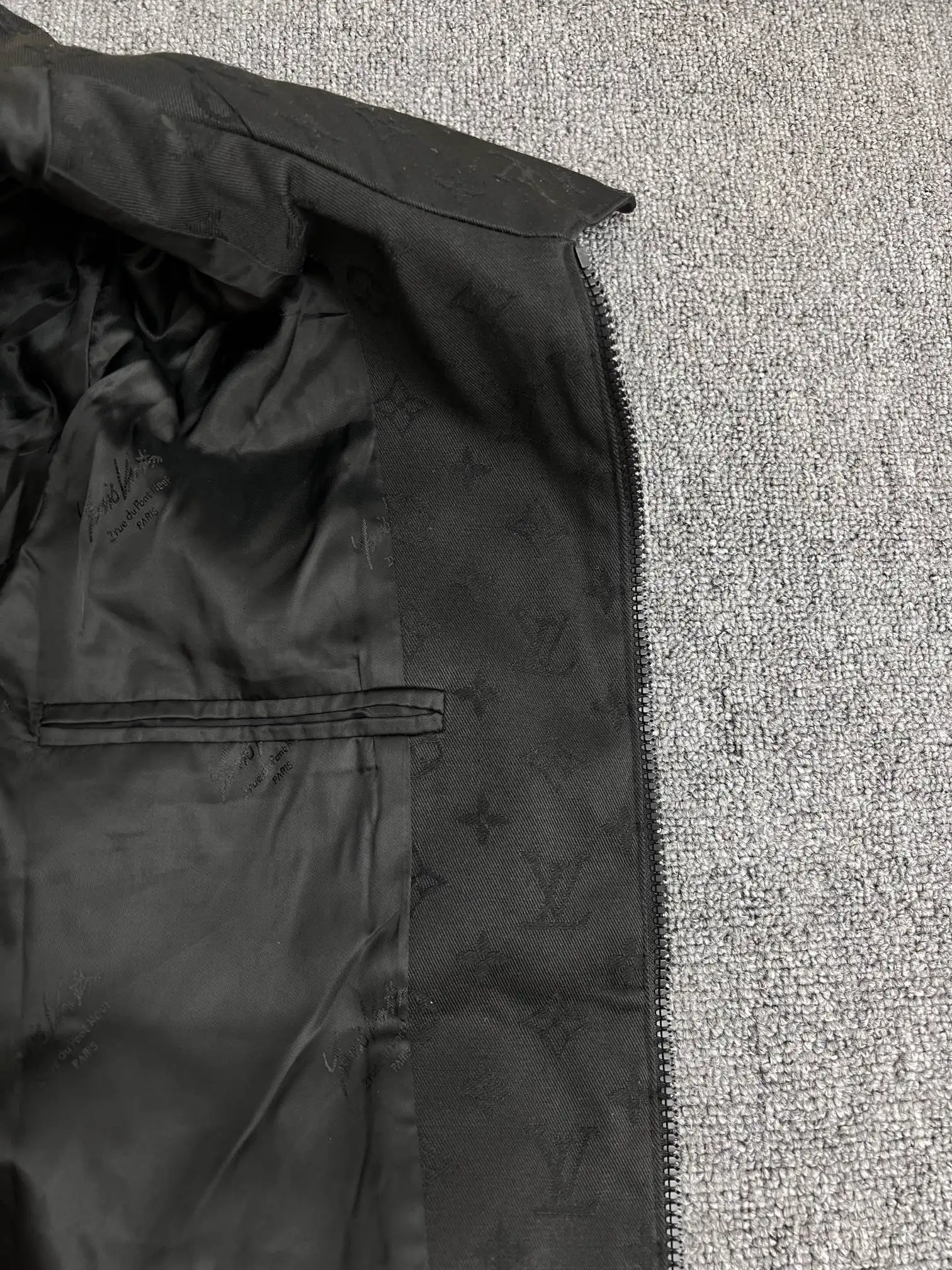 Monogram Jacquard Zip-Up Blouson Jacket D40014747 — view 5