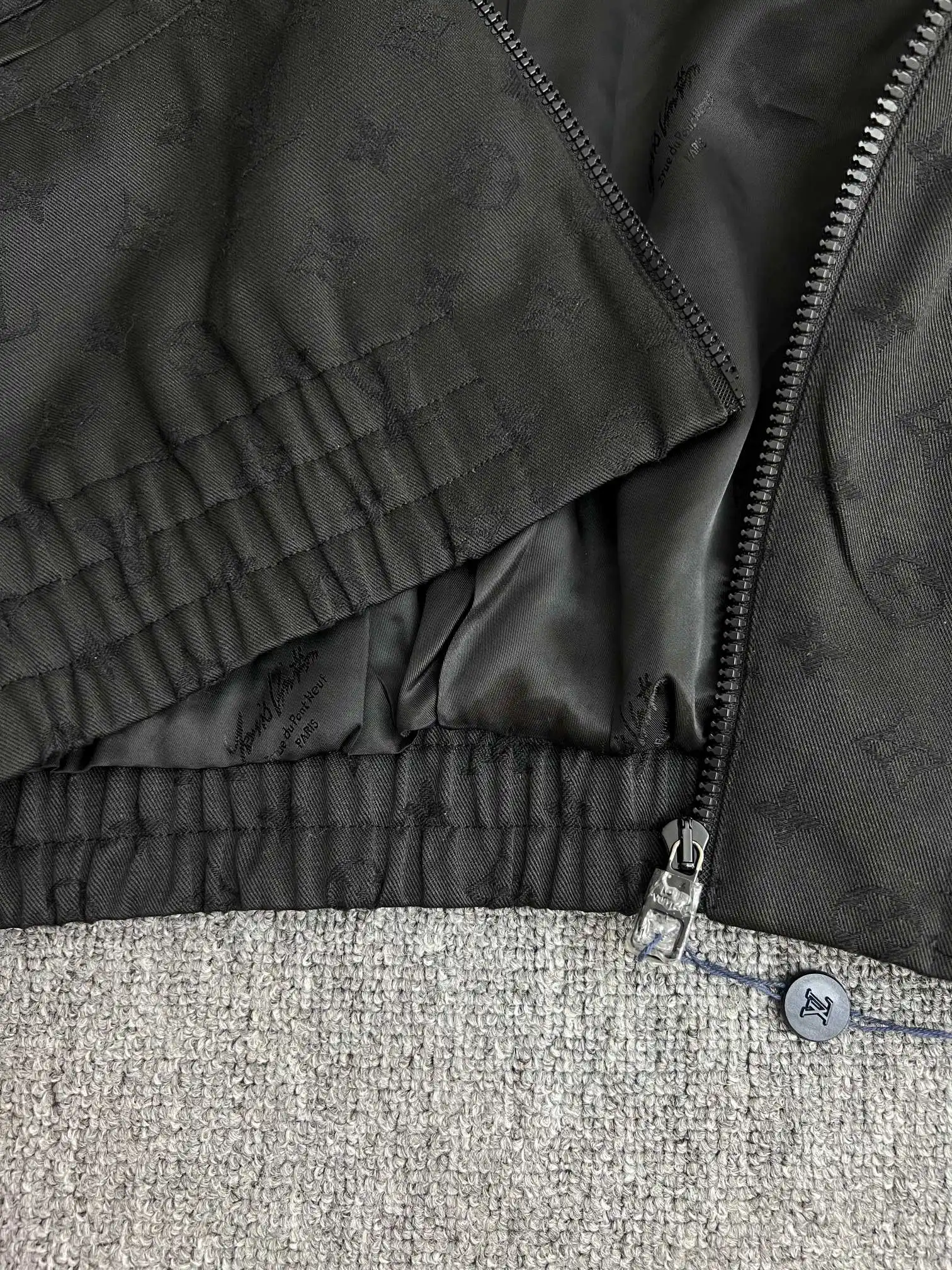 Monogram Jacquard Zip-Up Blouson Jacket D40014747 — view 6