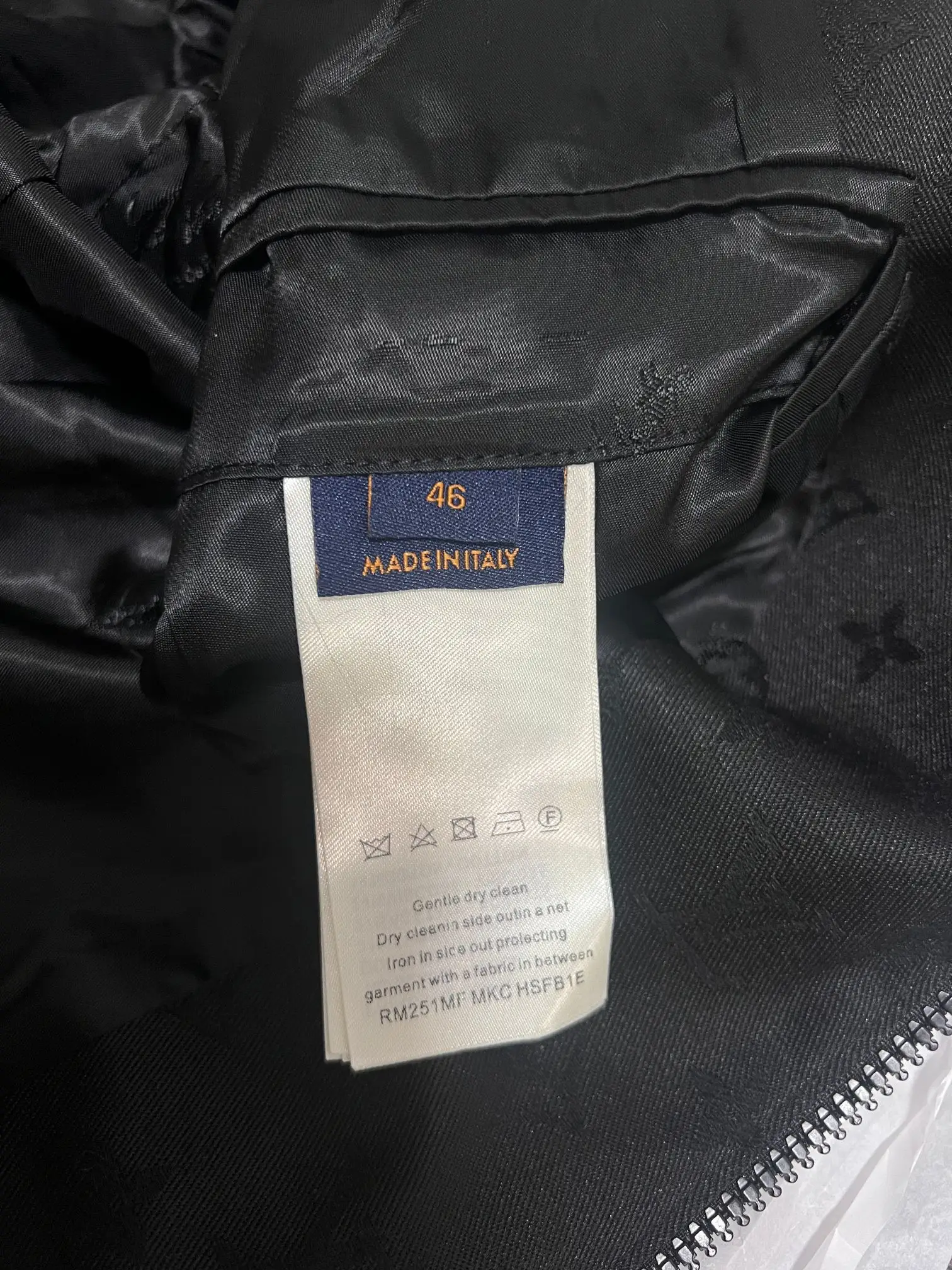 Monogram Jacquard Zip-Up Blouson Jacket D40014747 — view 10