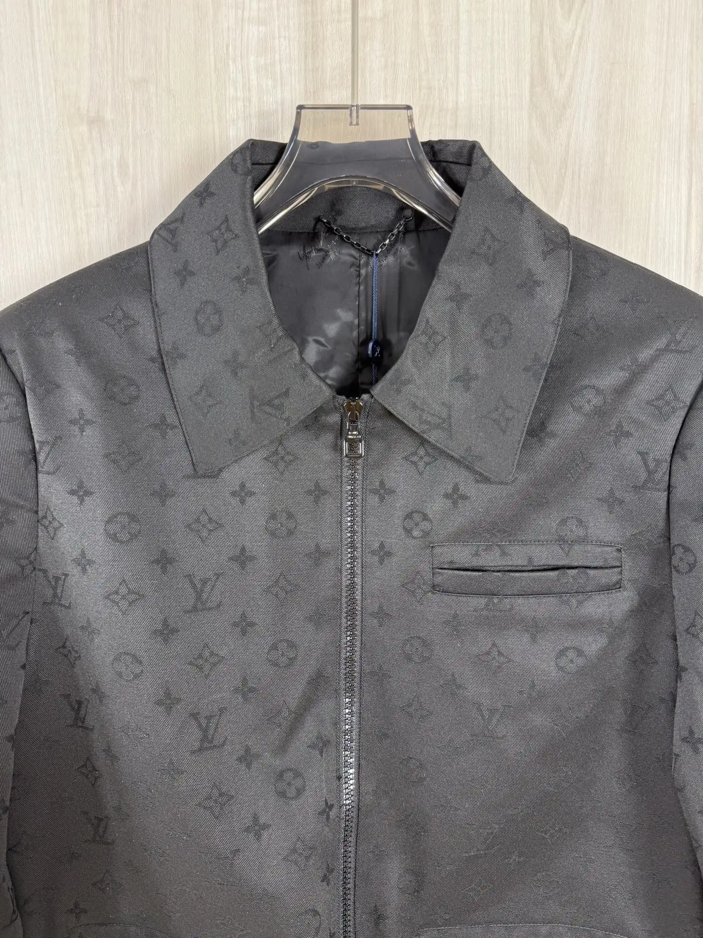 Monogram Jacquard Zip-Up Blouson Jacket D40014742 — view 3