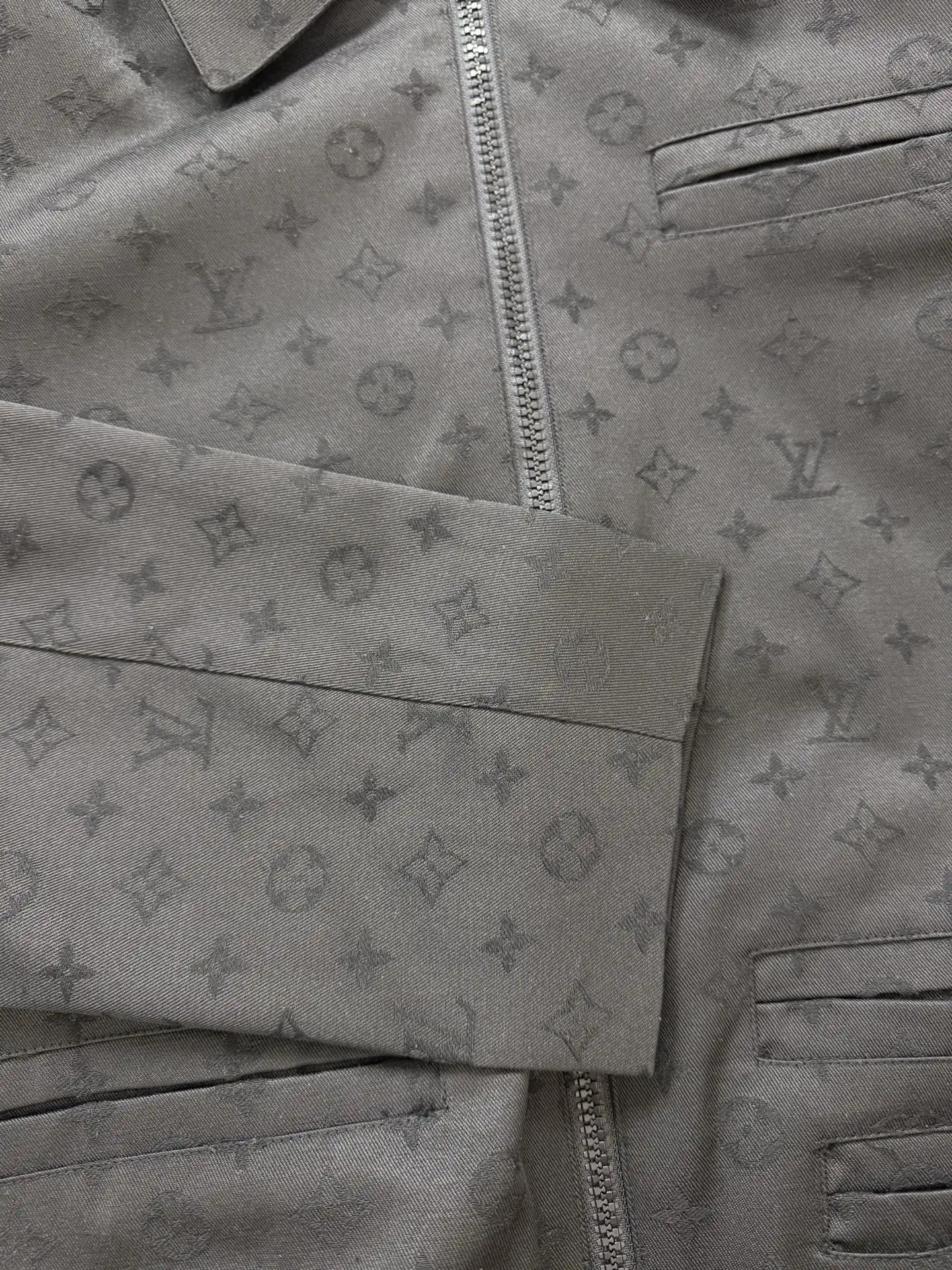 Monogram Jacquard Zip-Up Blouson Jacket D40014742 — view 4