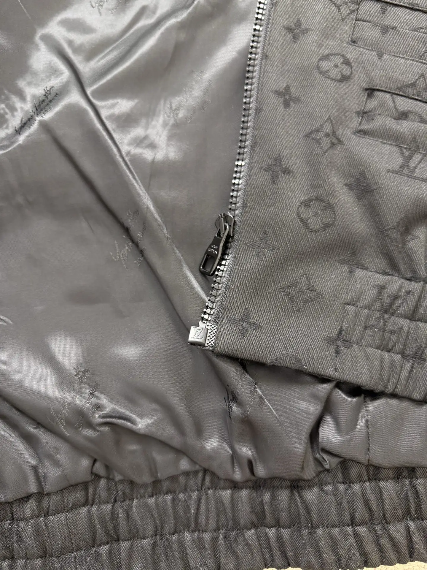 Monogram Jacquard Zip-Up Blouson Jacket D40014742 — view 7