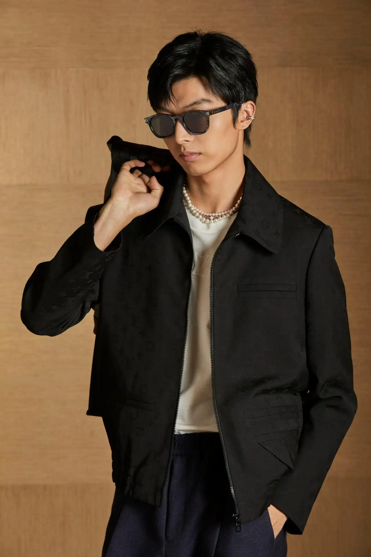 Monogram Jacquard Harrington Jacket D40014738 — view 7