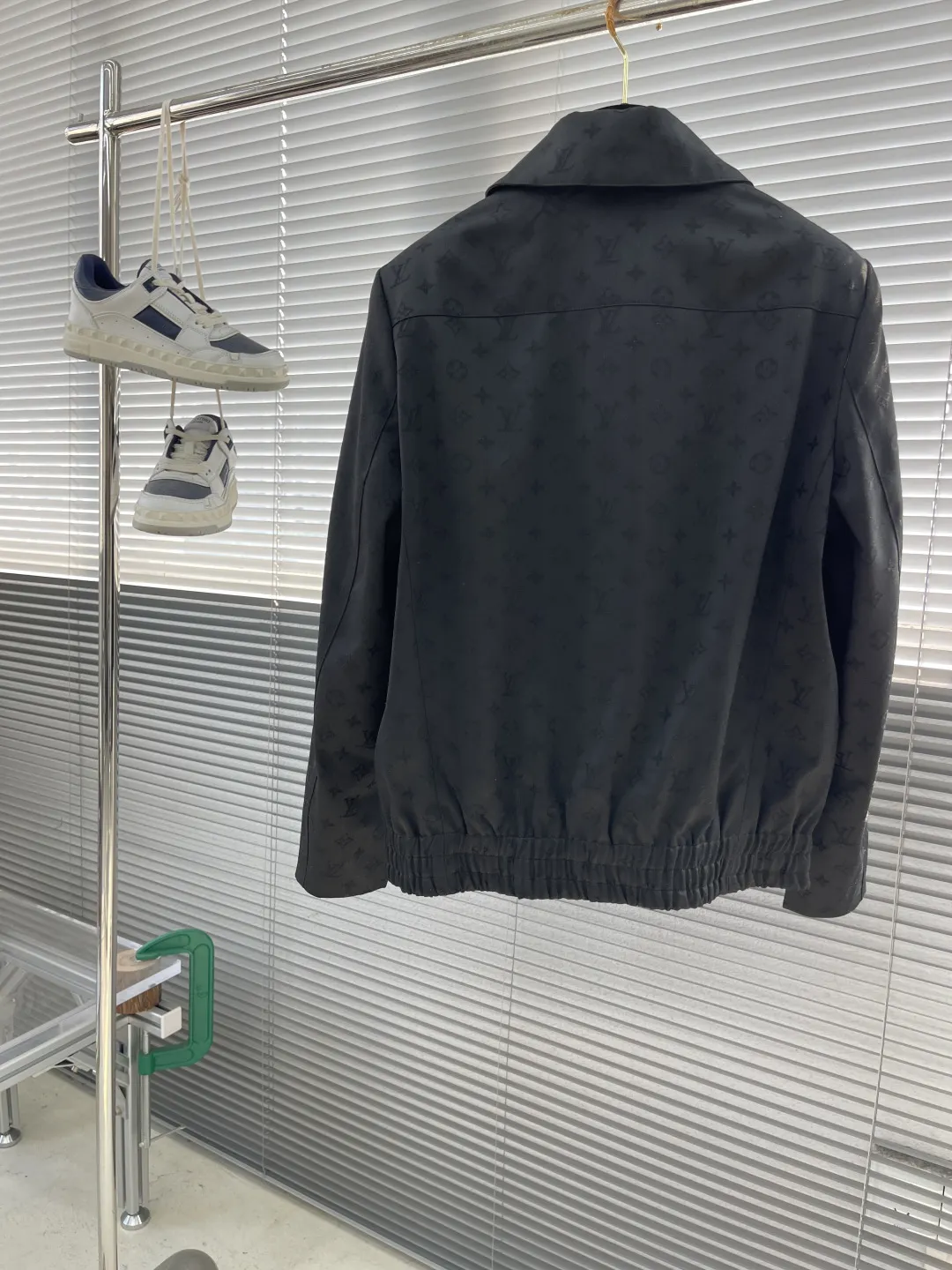 Monogram Jacquard Zip-Up Harrington Jacket D40014736 — view 9