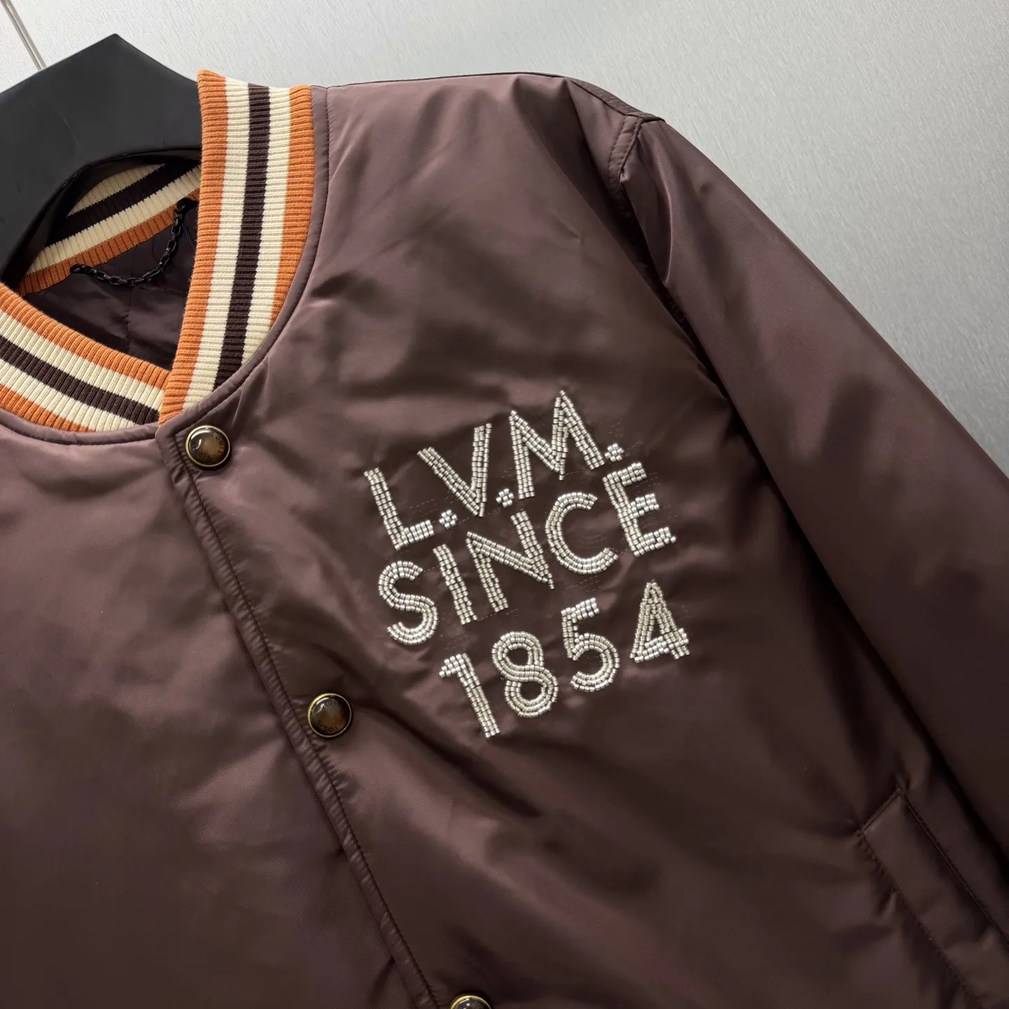 Embroidered Logo Bomber Jacket D40014166 — view 3