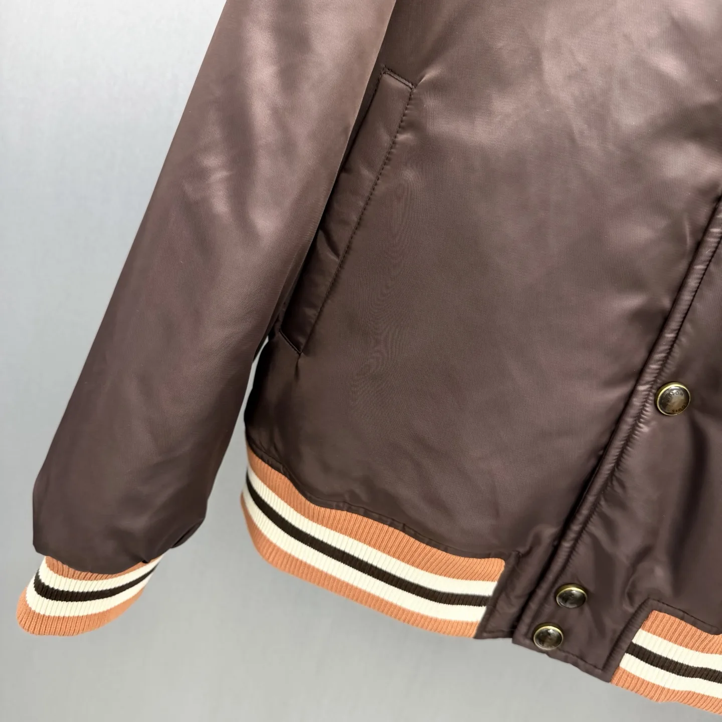 Embroidered Logo Bomber Jacket D40014166 — view 4