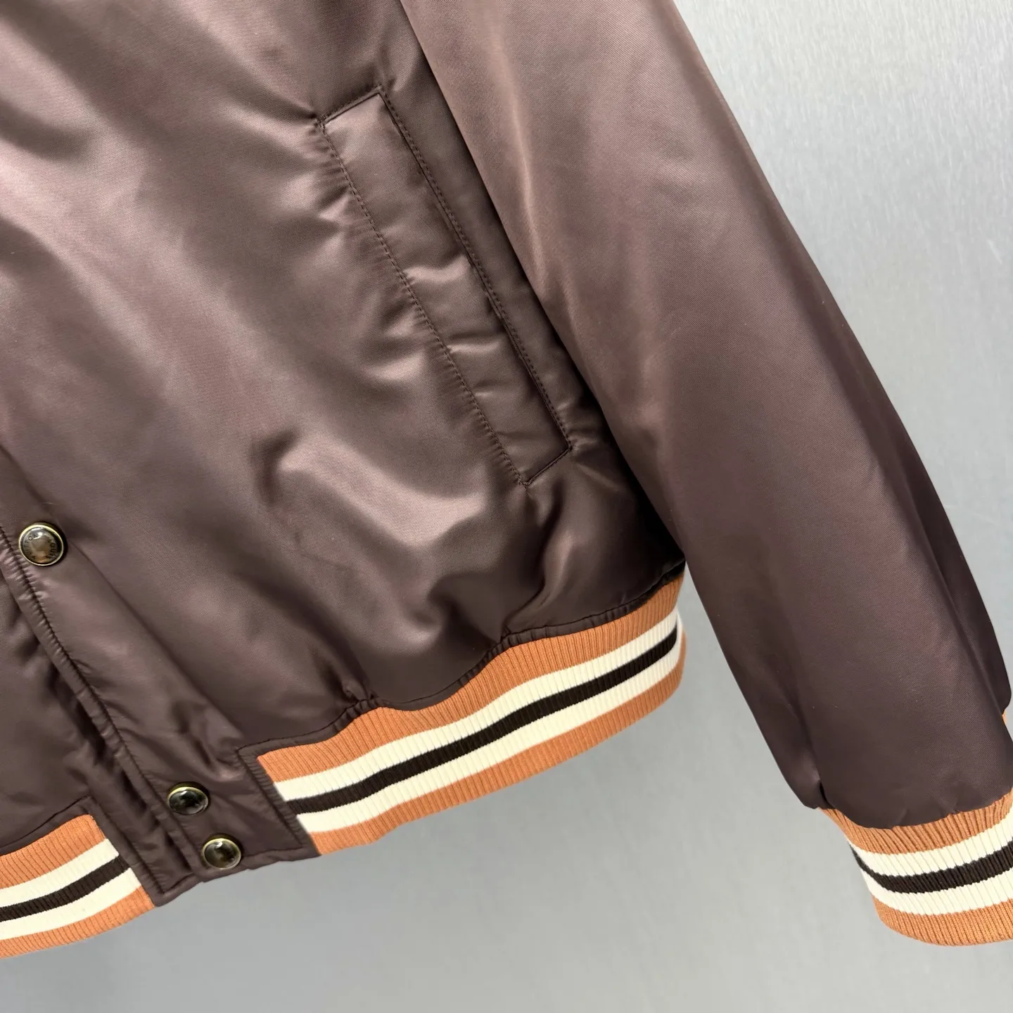 Embroidered Logo Bomber Jacket D40014166 — view 5