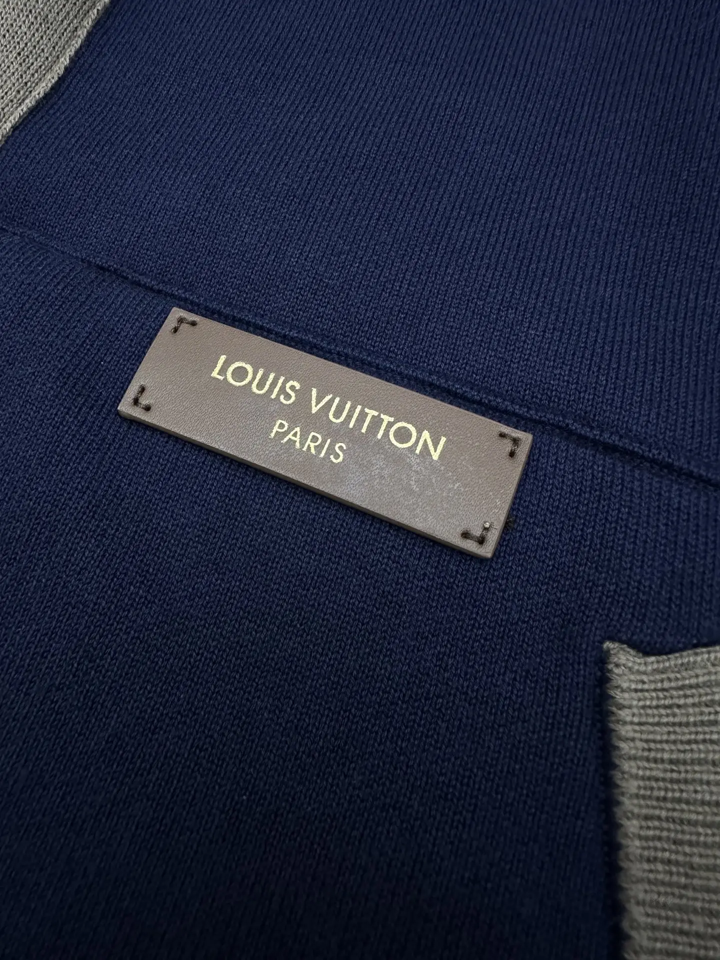 Louis Vuitton Contrast-Trim Cotton Bomber Jacket D40521343 — view 8