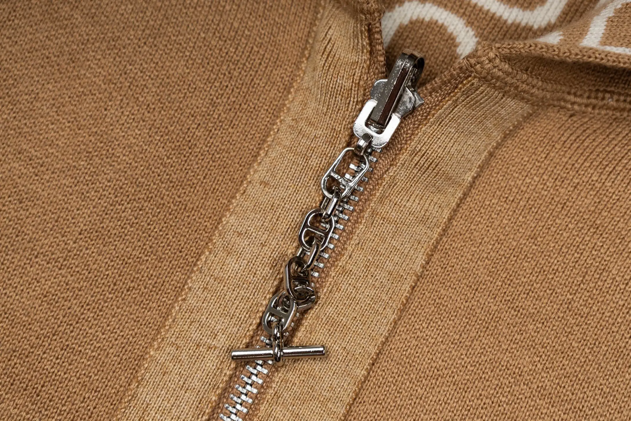 Reversible Chaine d'Ancre Jacquard Cashmere Hoodie D41021042 — view 4