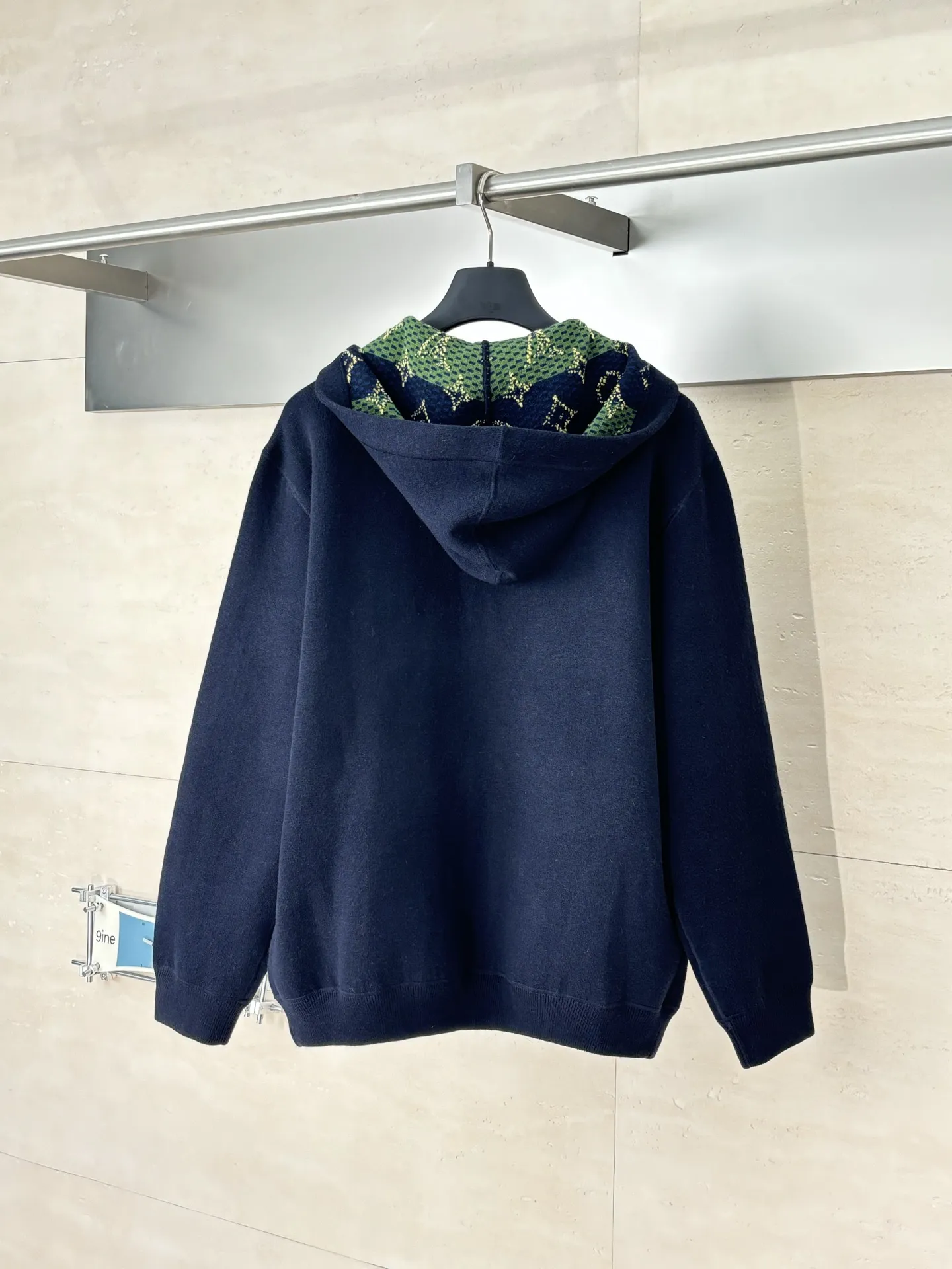 Reversible Monogram Jacquard Knit Hoodie D41520694 — view 2