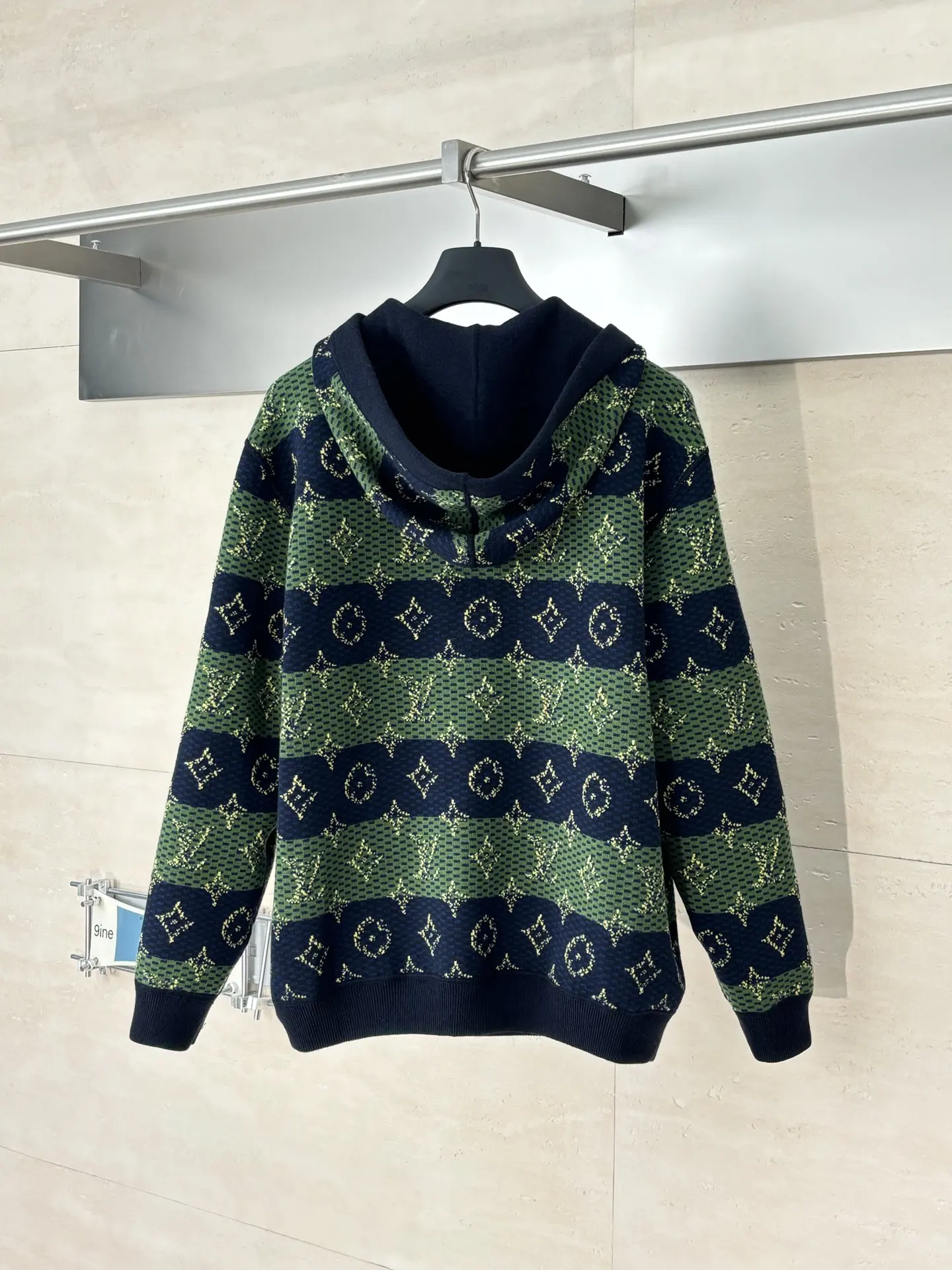 Reversible Monogram Jacquard Knit Hoodie D41520694 — view 4