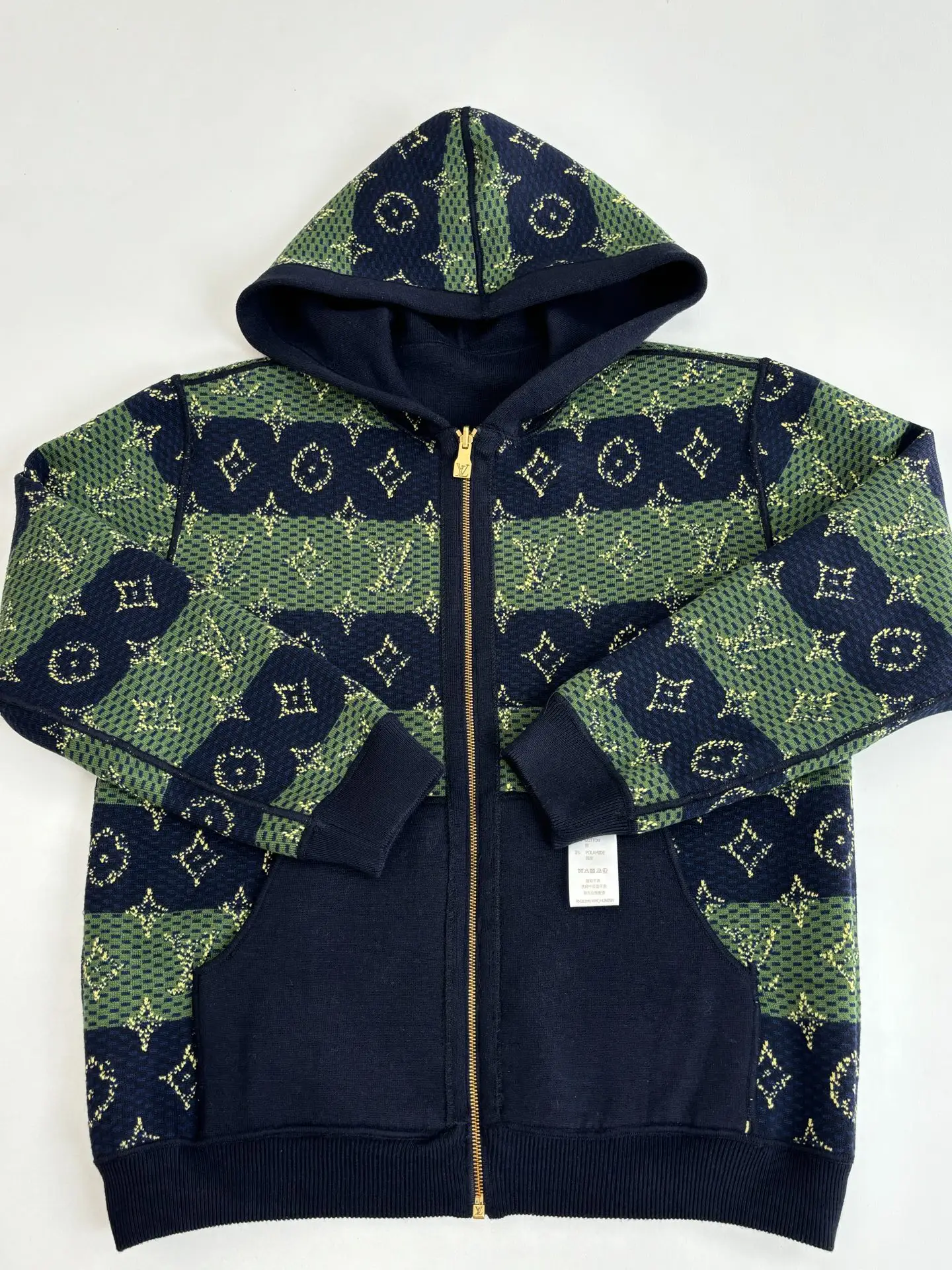 Reversible Monogram Jacquard Knit Hoodie D41520694 — view 5