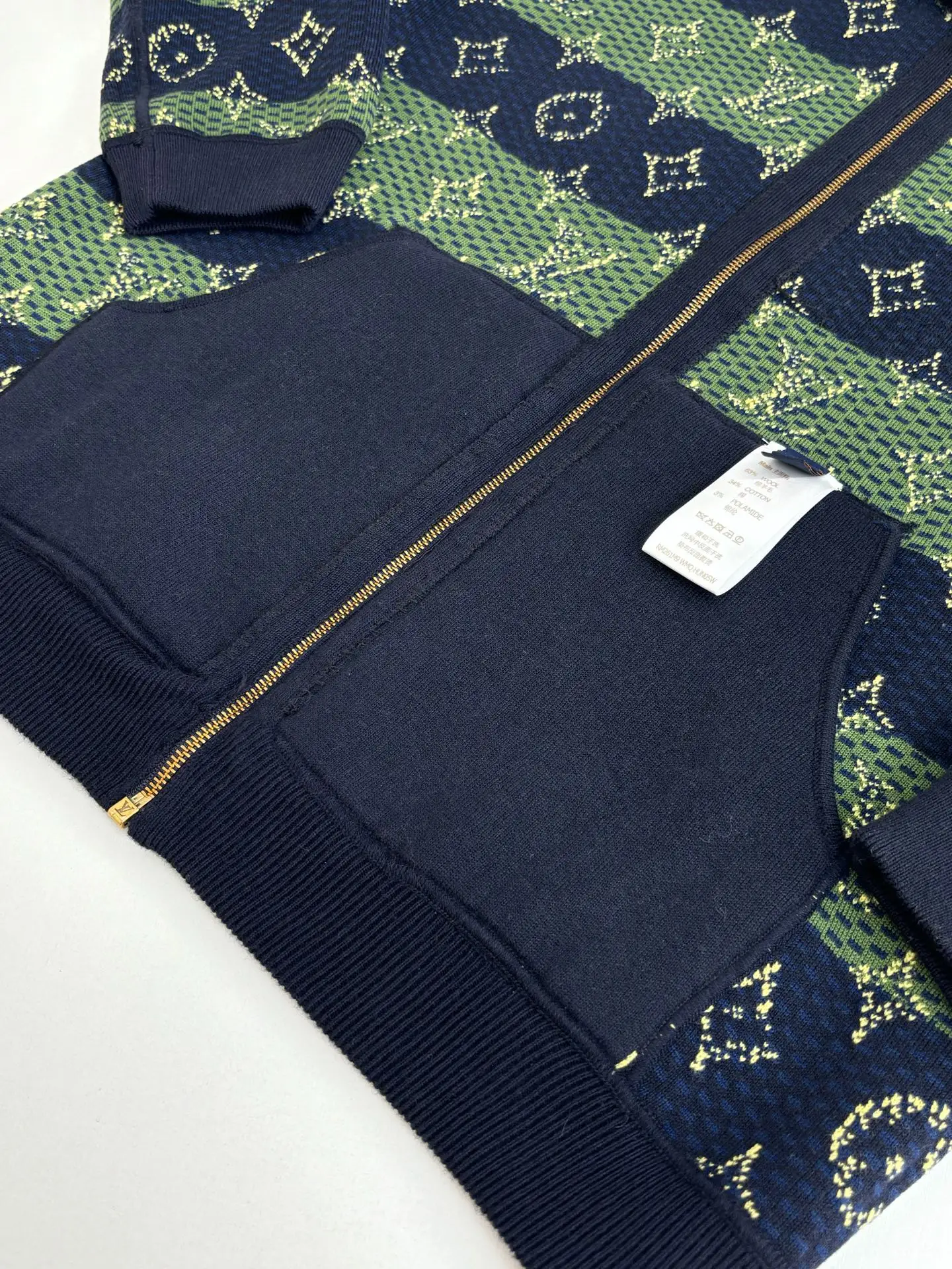 Reversible Monogram Jacquard Knit Hoodie D41520694 — view 7