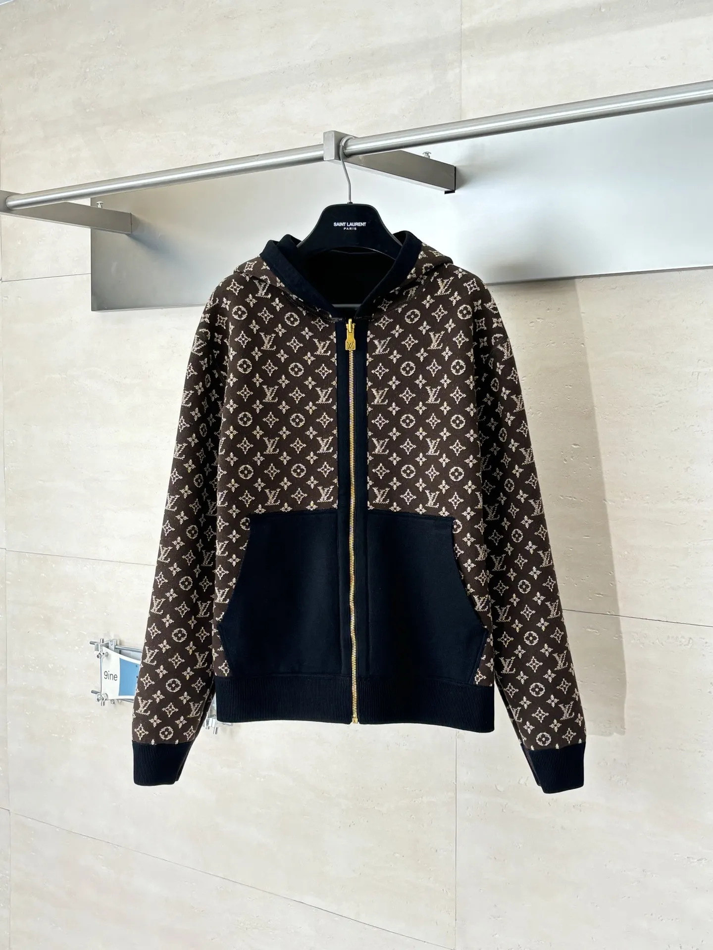 Reversible Monogram Jacquard Knit Cardigan D41520695 — view 3