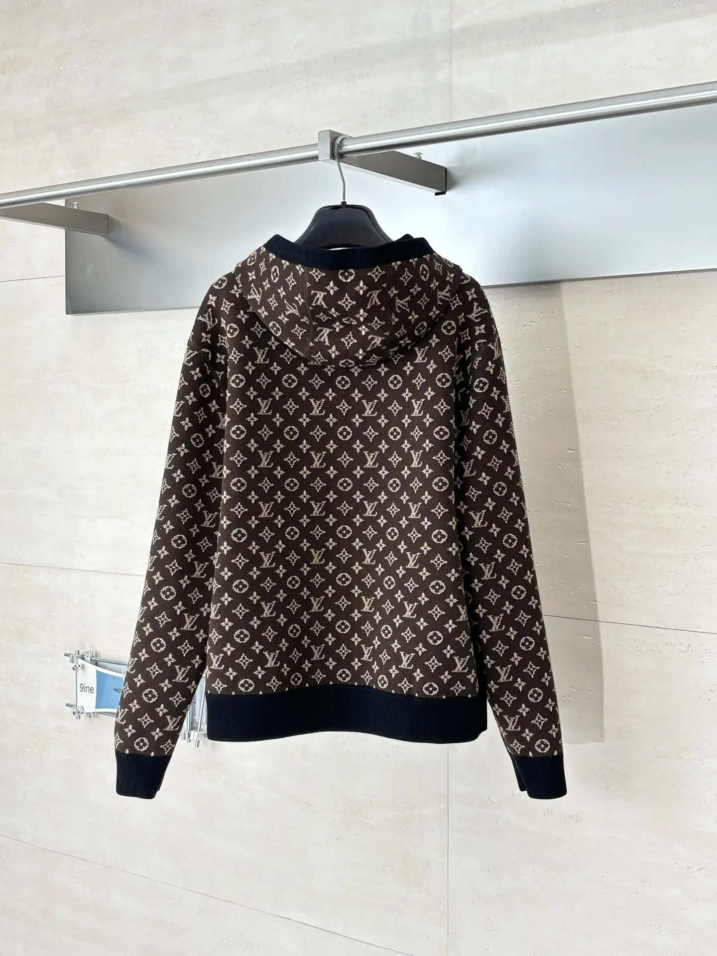 Reversible Monogram Jacquard Knit Cardigan D41520695 — view 4