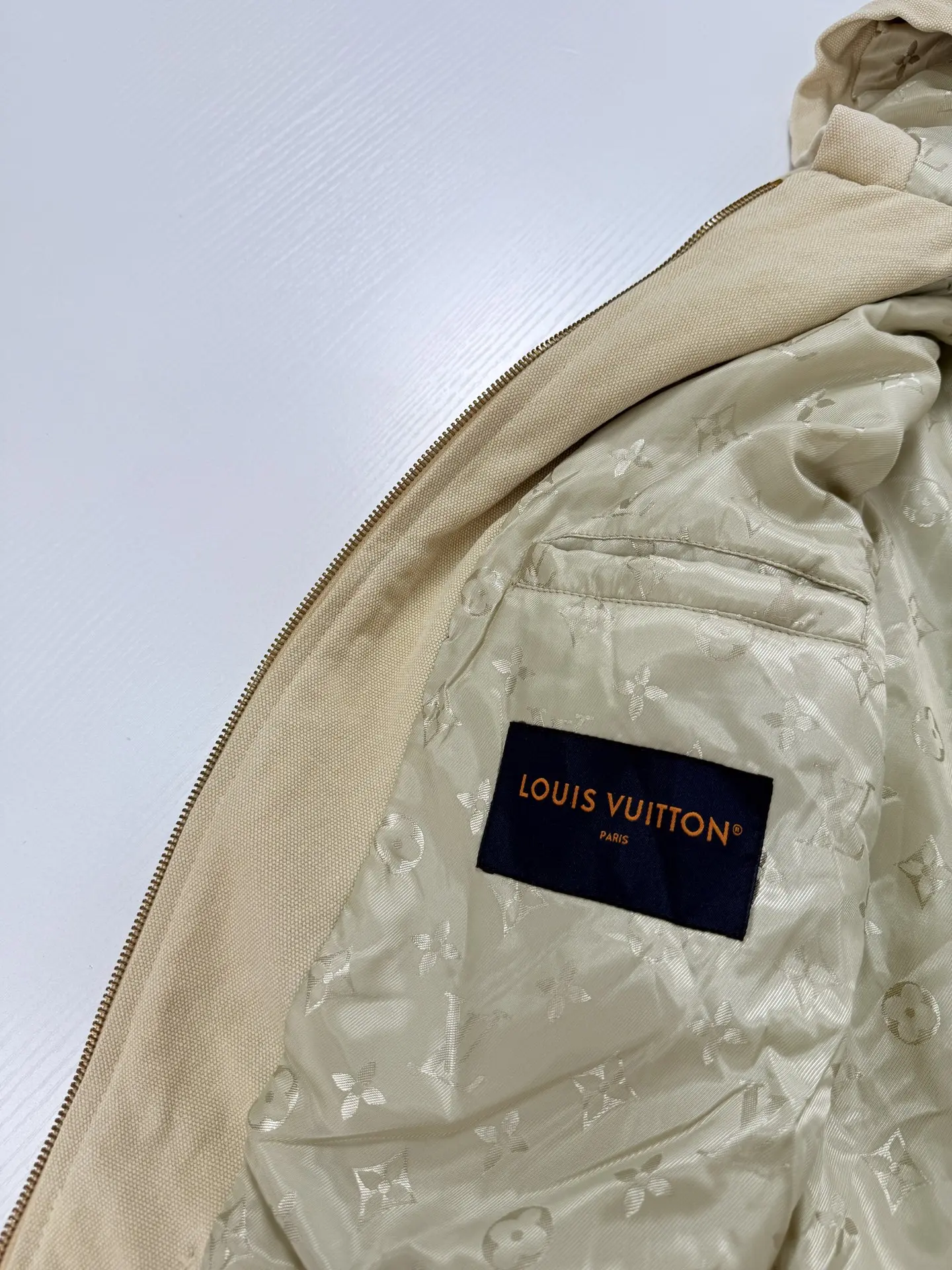 Embroidered Washed Canvas Hooded Jacket D42020724 — view 8