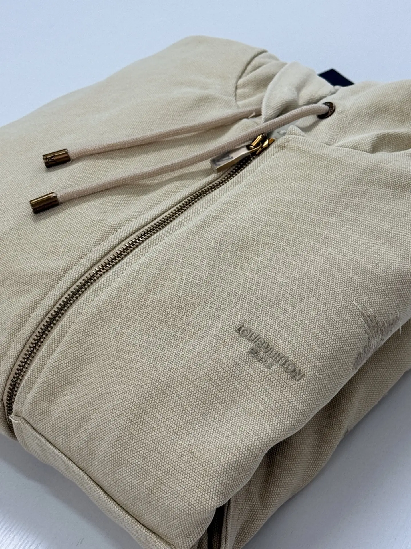 Embroidered Washed Canvas Hooded Jacket D42020724 — view 13