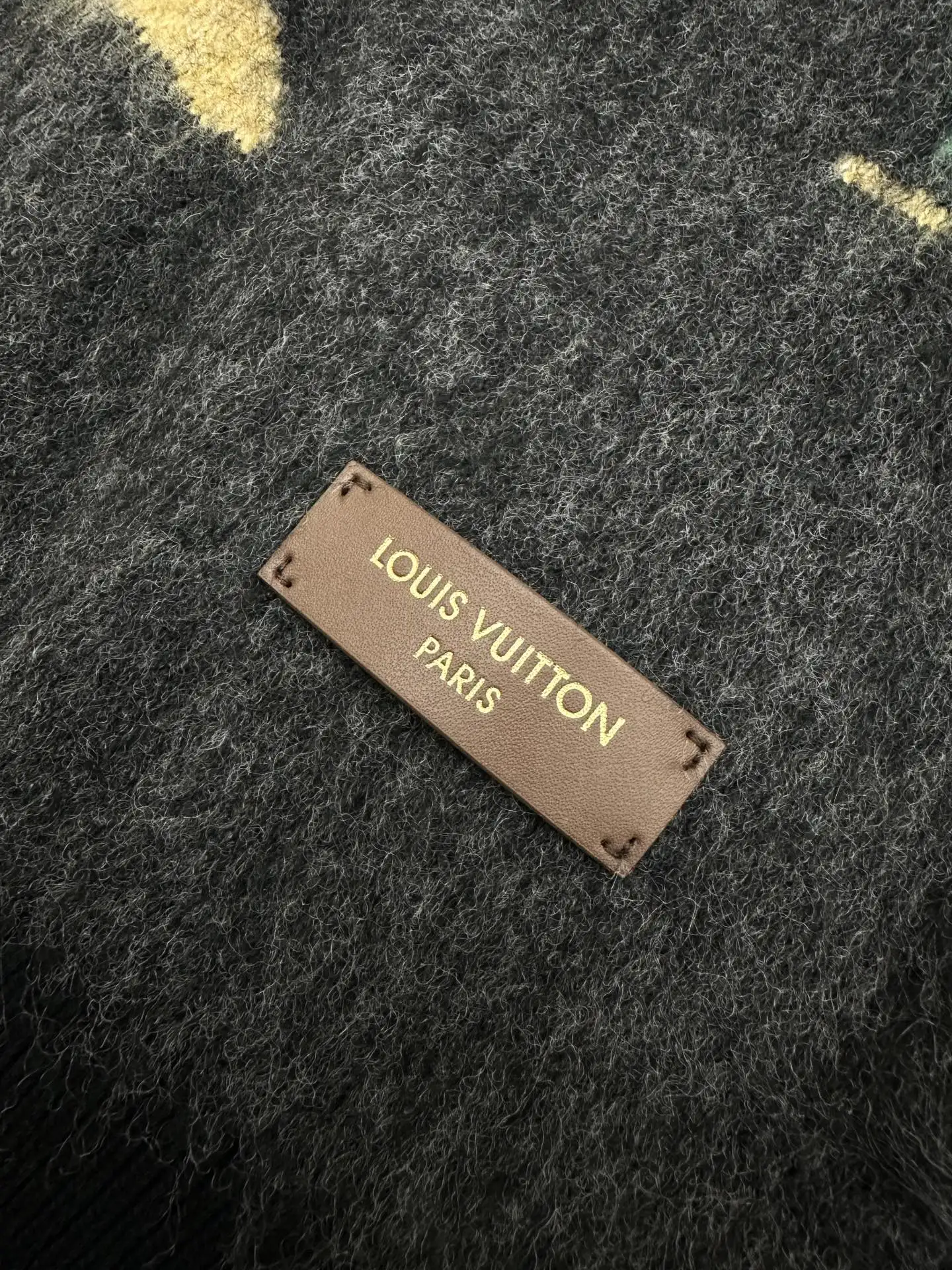 Monogram Highlands Jacquard Mohair-Blend Half-Zip Sweater D42521342 — view 7