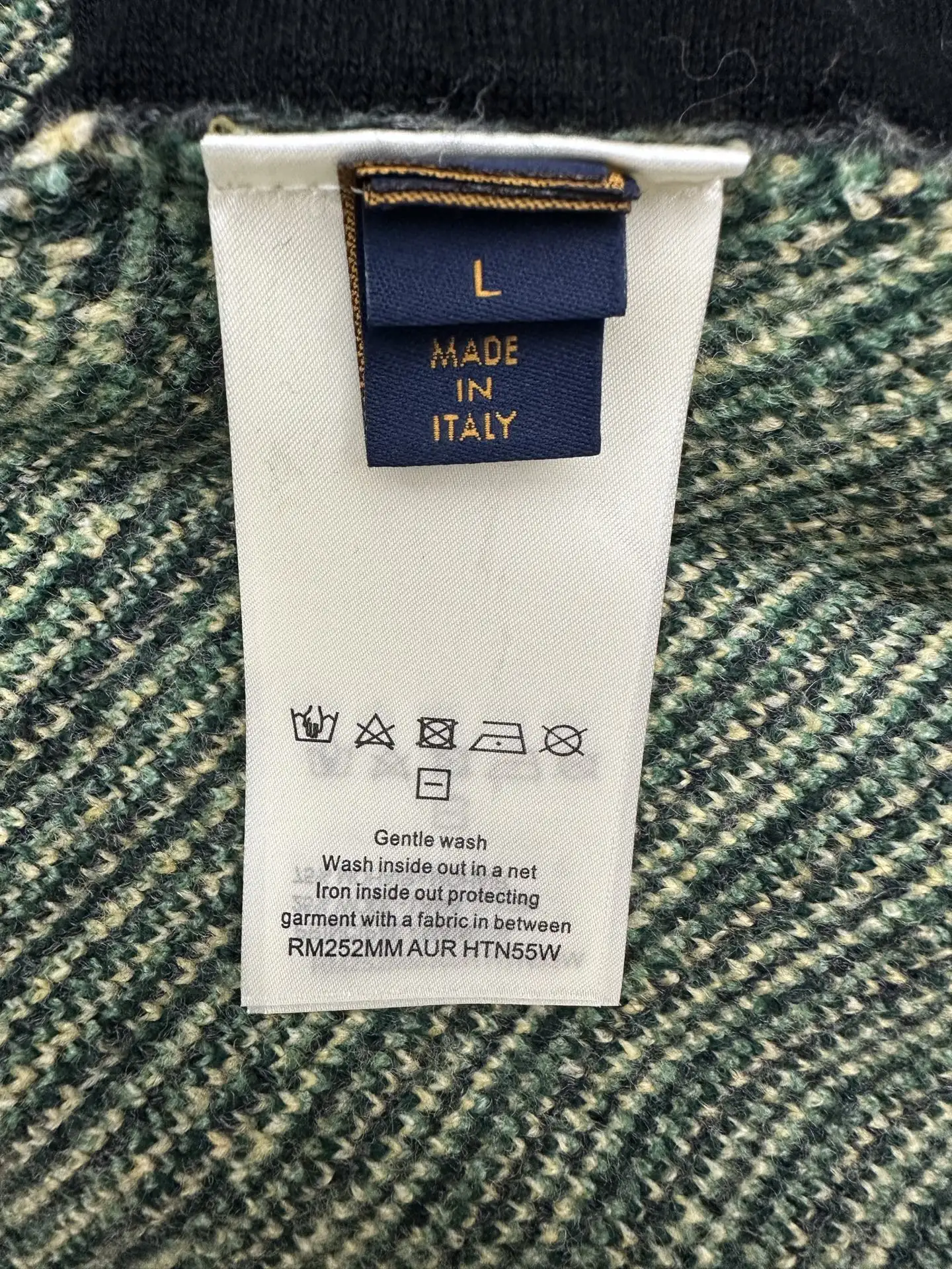 Monogram Highlands Jacquard Mohair-Blend Half-Zip Sweater D42521342 — view 9