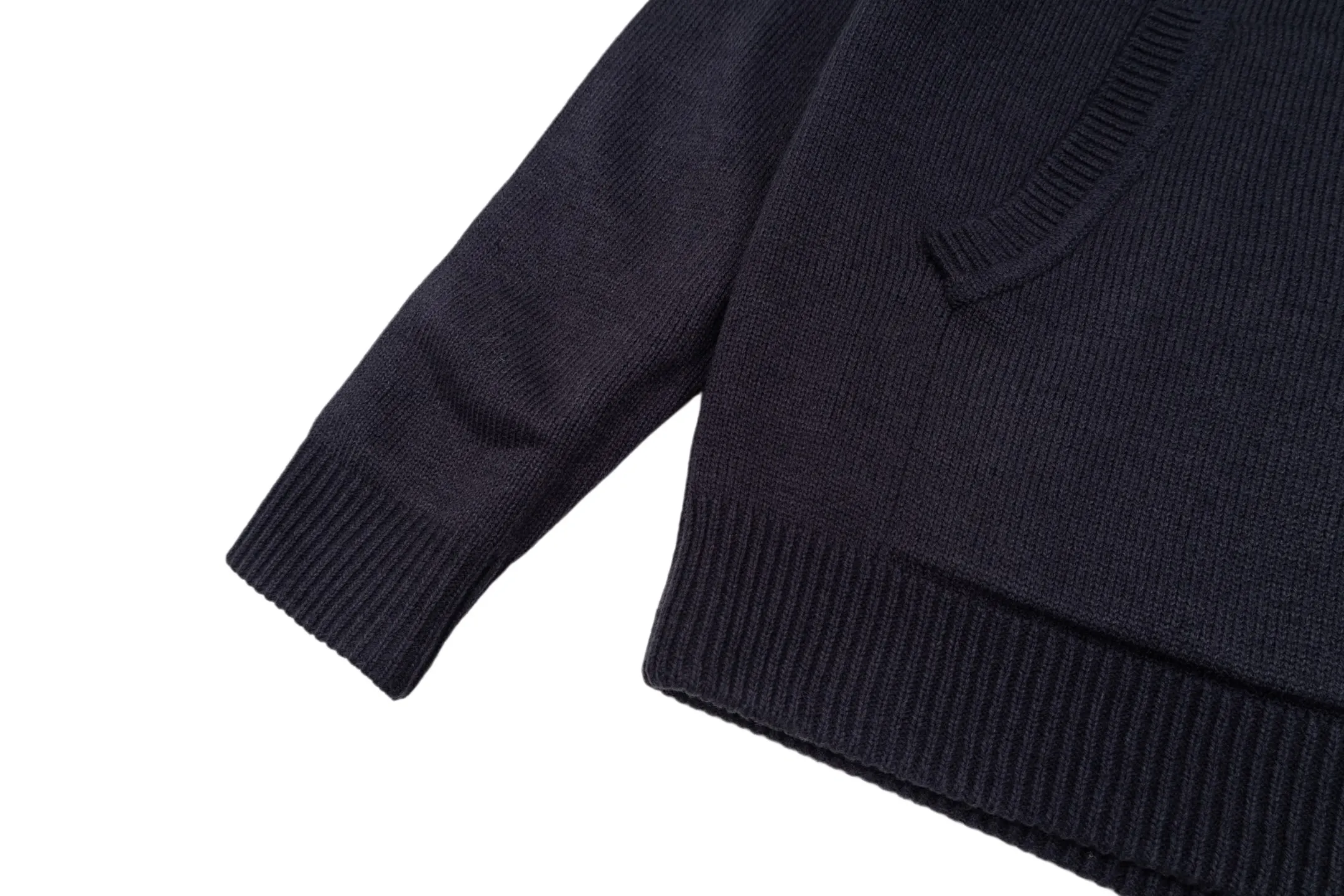 Reversible Monogram Jacquard Wool Zip-Up Cardigan D43021195 — view 6