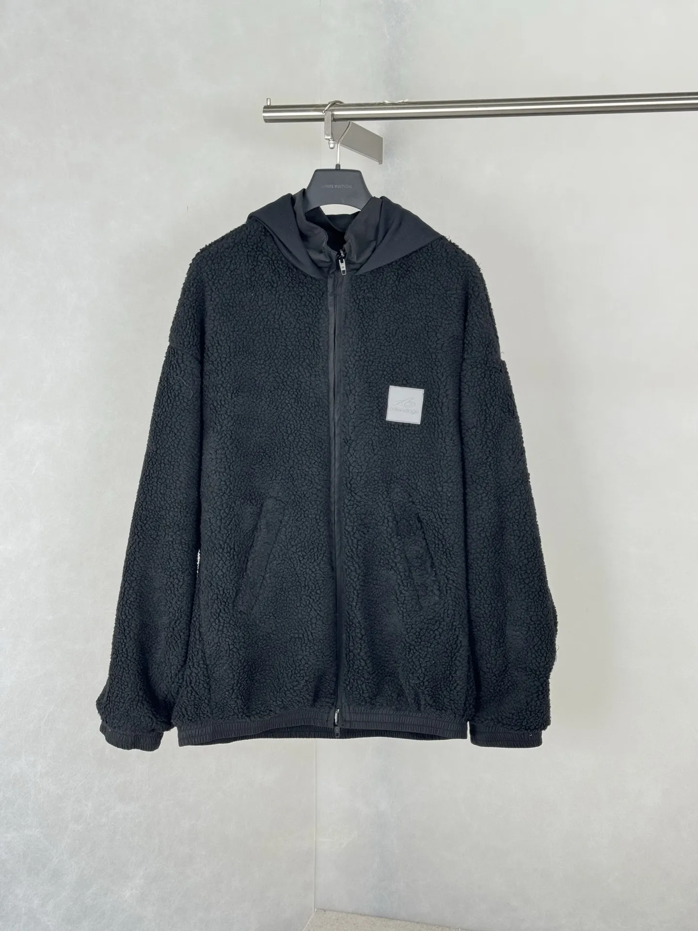 Reversible Reflective Fleece Hooded Jacket D43019192 — view 4
