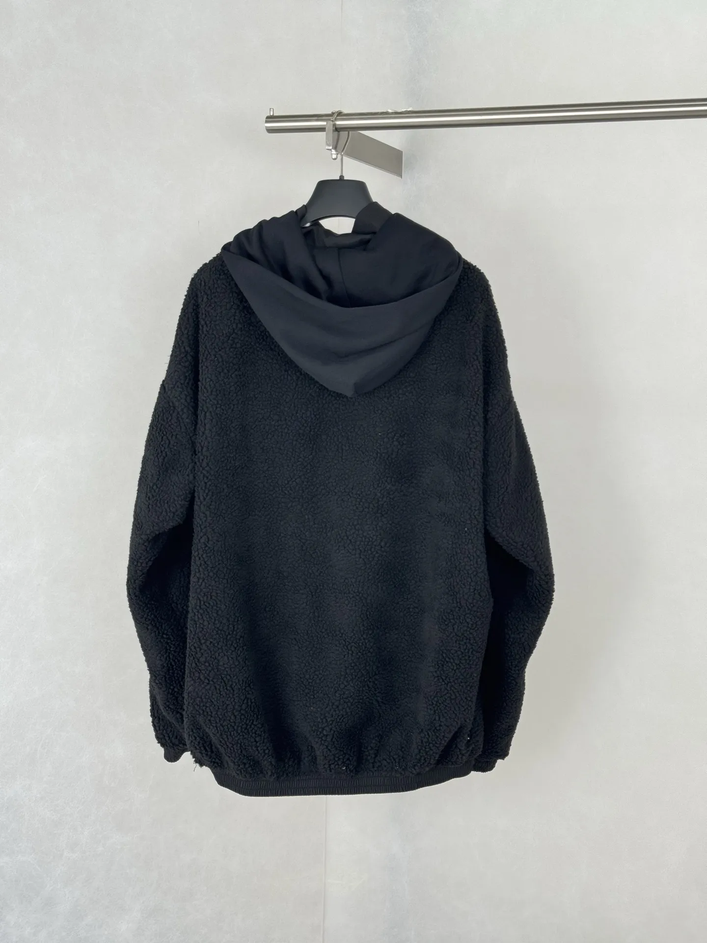 Reversible Reflective Fleece Hooded Jacket D43019192 — view 5