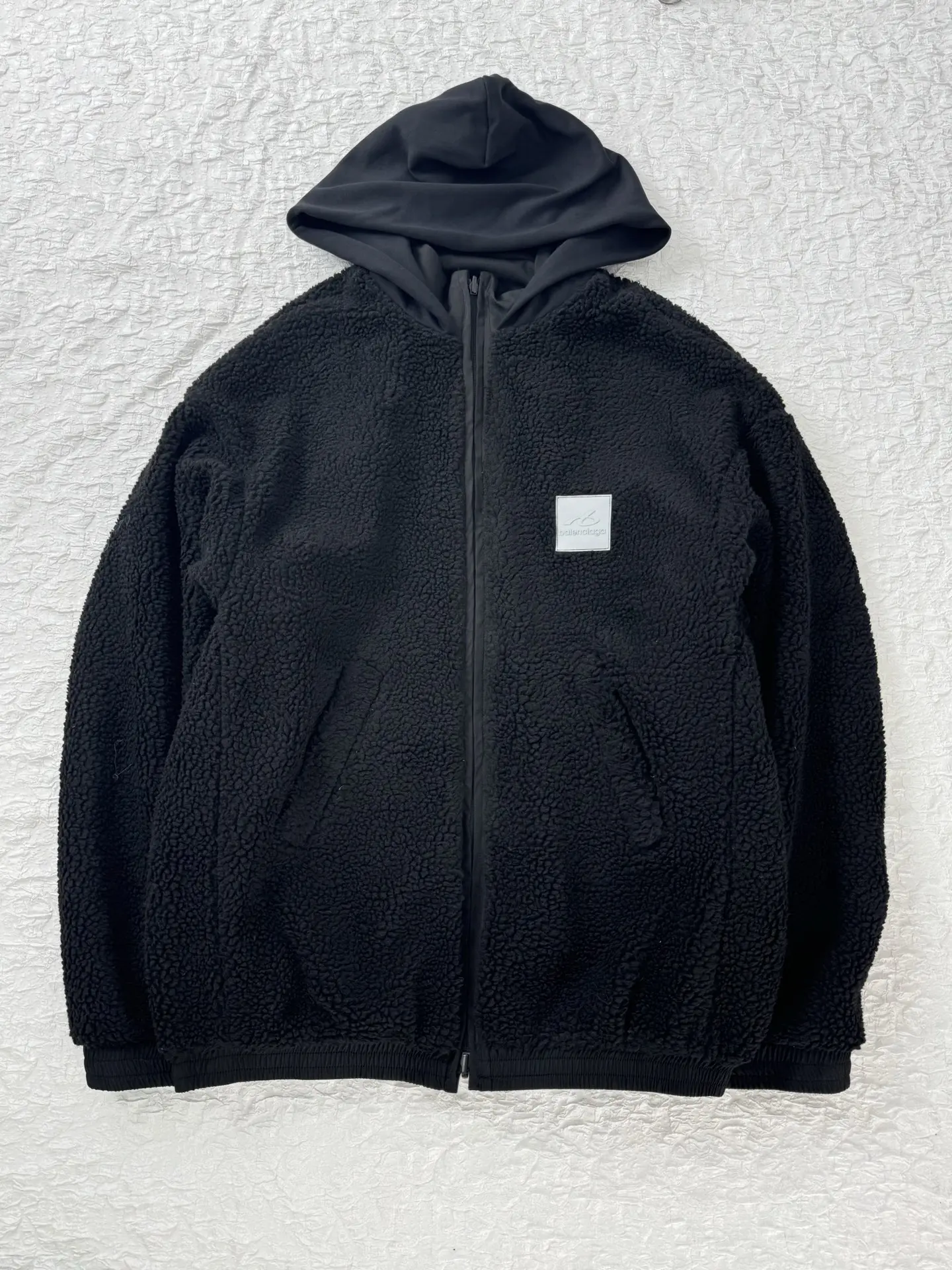 Reversible Reflective Fleece Hooded Jacket D43019192 — view 6