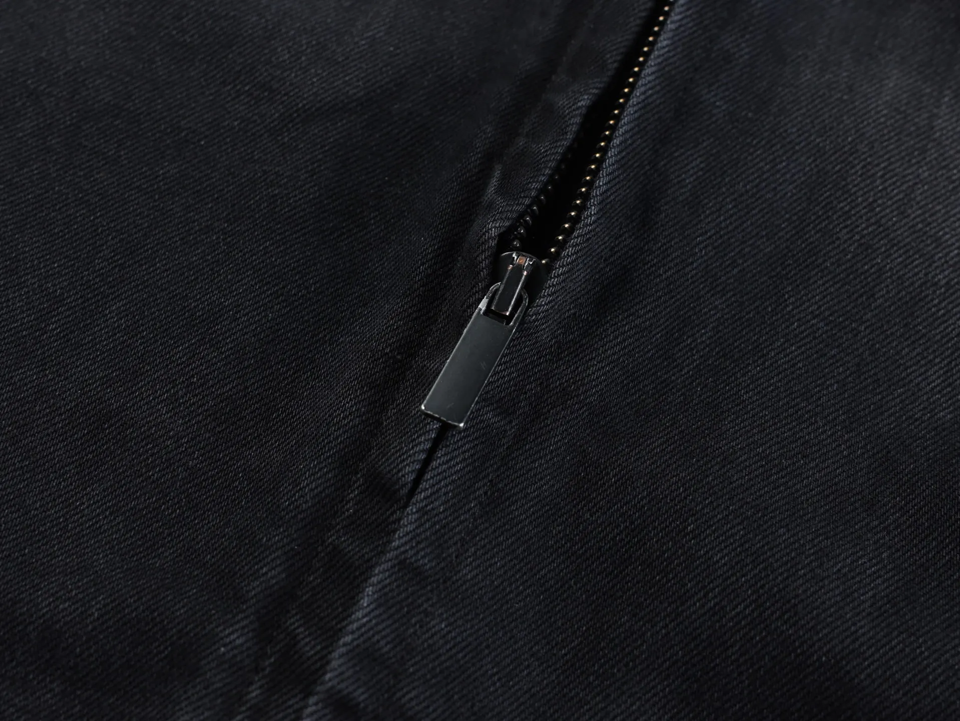 Web-Stripe Washed Denim Biker Jacket D43021145 — view 6