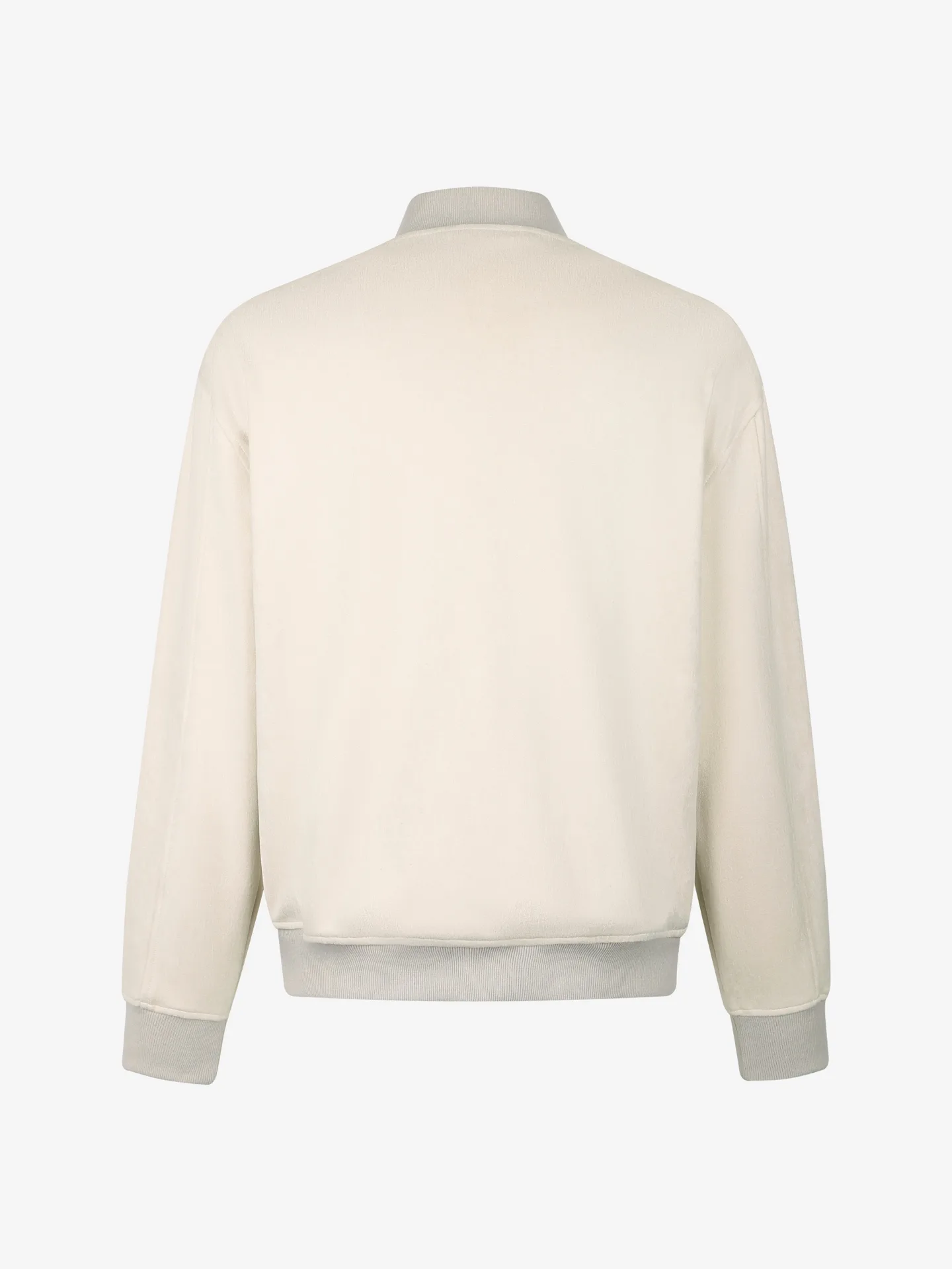 Embroidered Faux-Suede Bomber Jacket D43019232 — view 2
