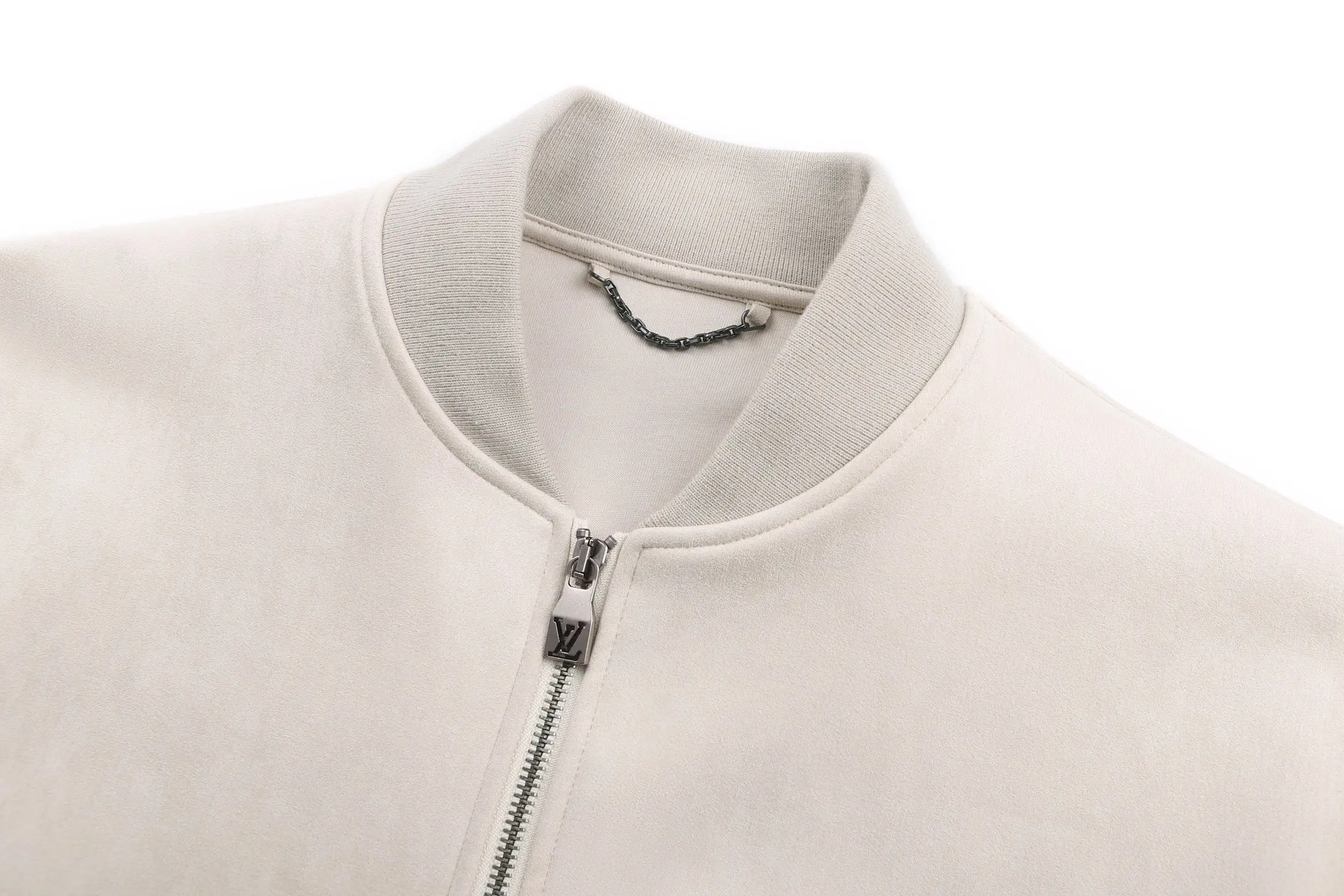 Embroidered Faux-Suede Bomber Jacket D43019232 — view 3