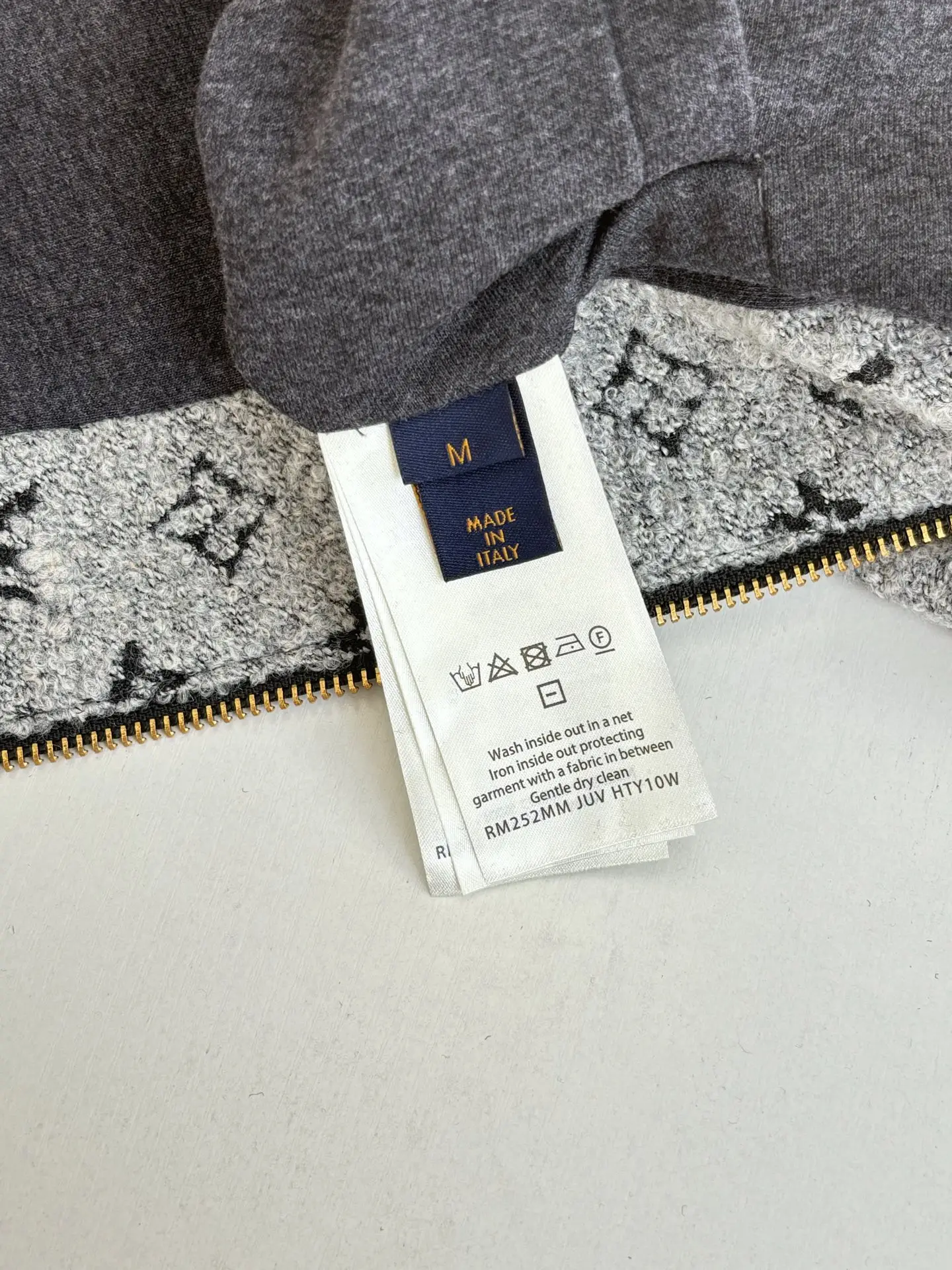 Monogram Jacquard Hooded Zip-Up Jacket D44520664 — view 12