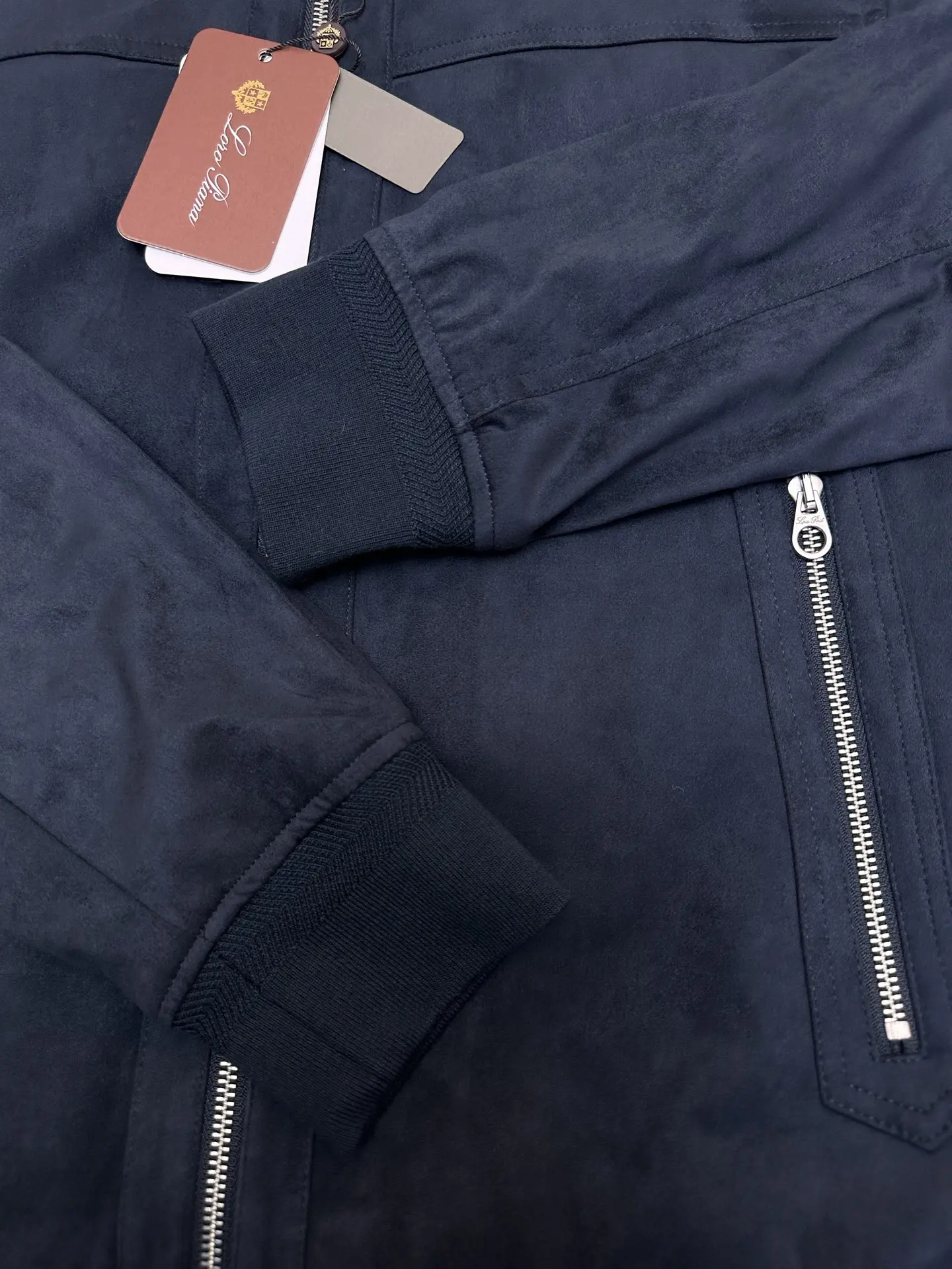 Suede Down-Filled Bomber Jacket D47019211 — view 5