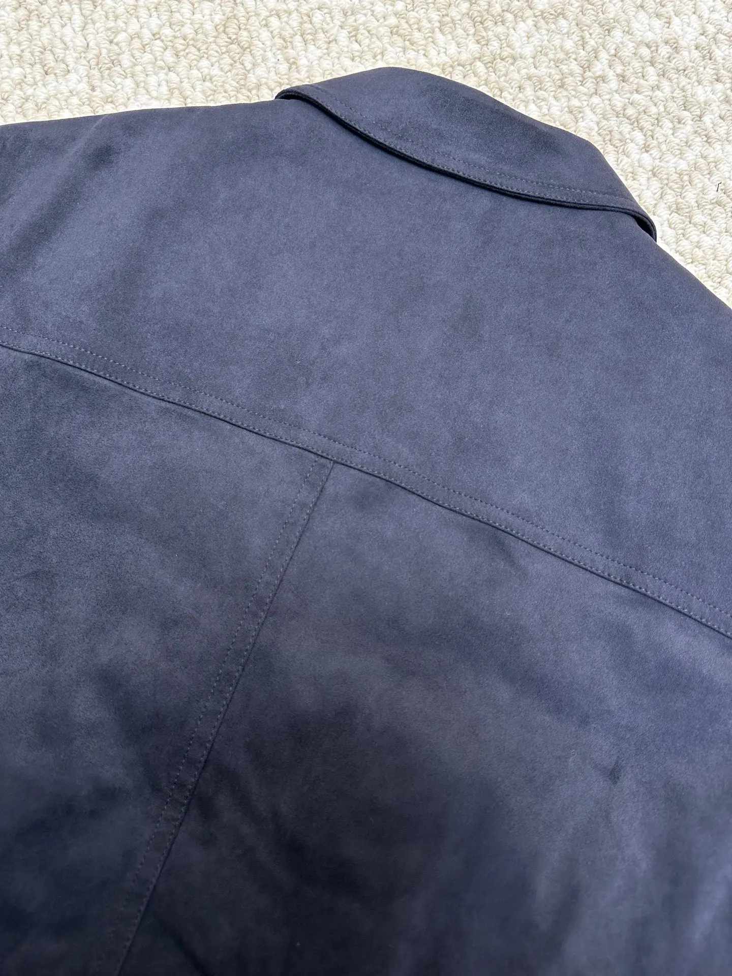 Suede Down-Filled Bomber Jacket D47019211 — view 6