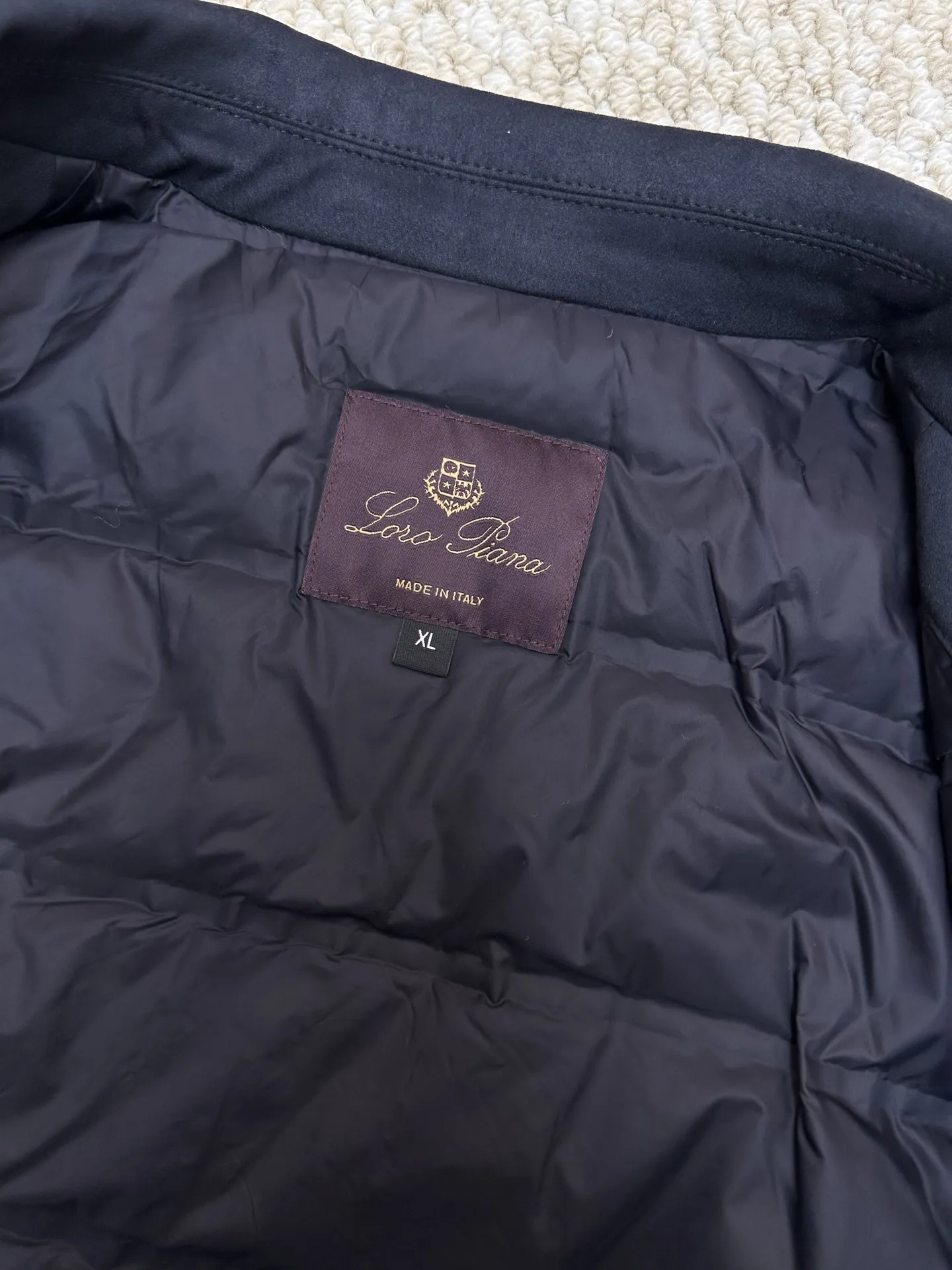 Suede Down-Filled Bomber Jacket D47019211 — view 8