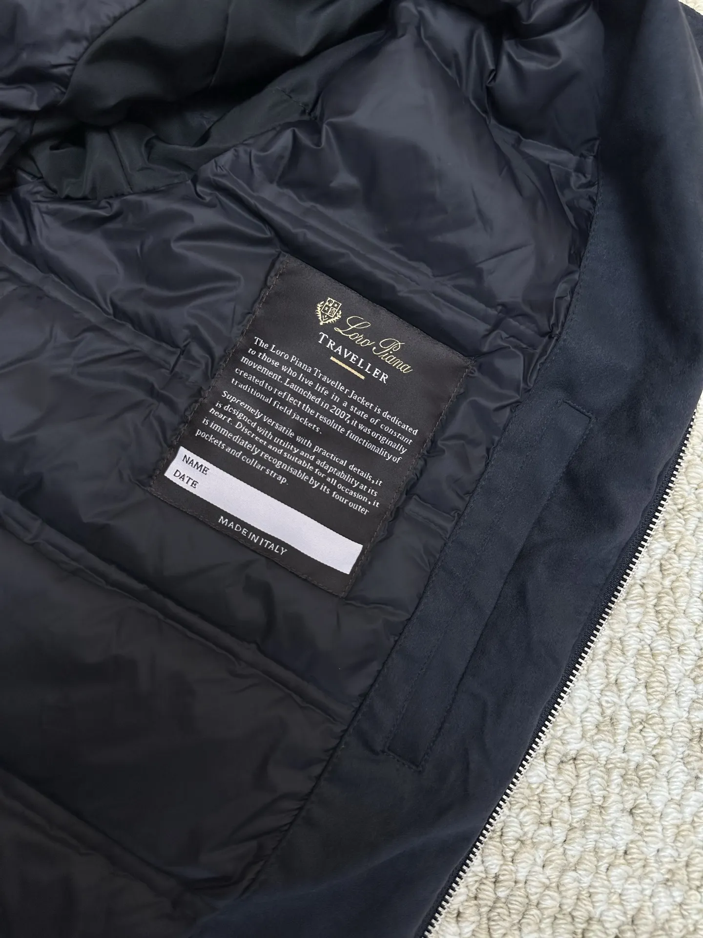 Suede Down-Filled Bomber Jacket D47019211 — view 9