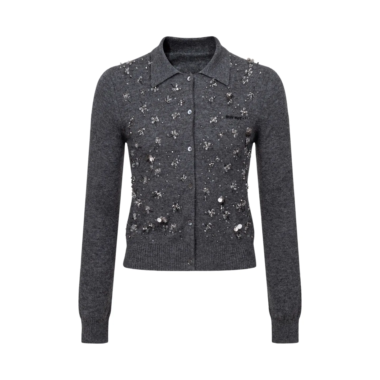 Embellished Cashmere Knit Cardigan D59021039