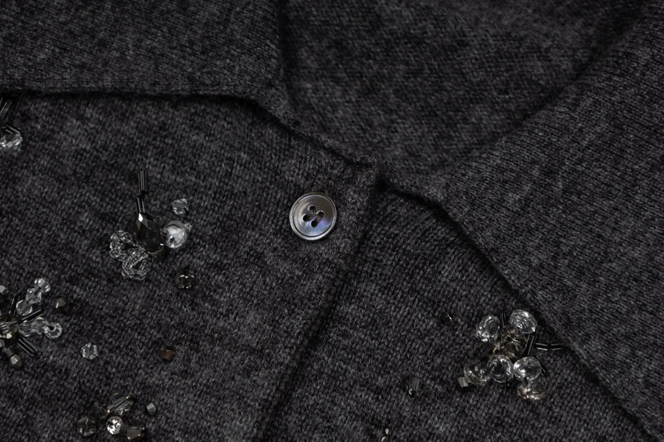 Embellished Cashmere Knit Cardigan D59021039 — view 4