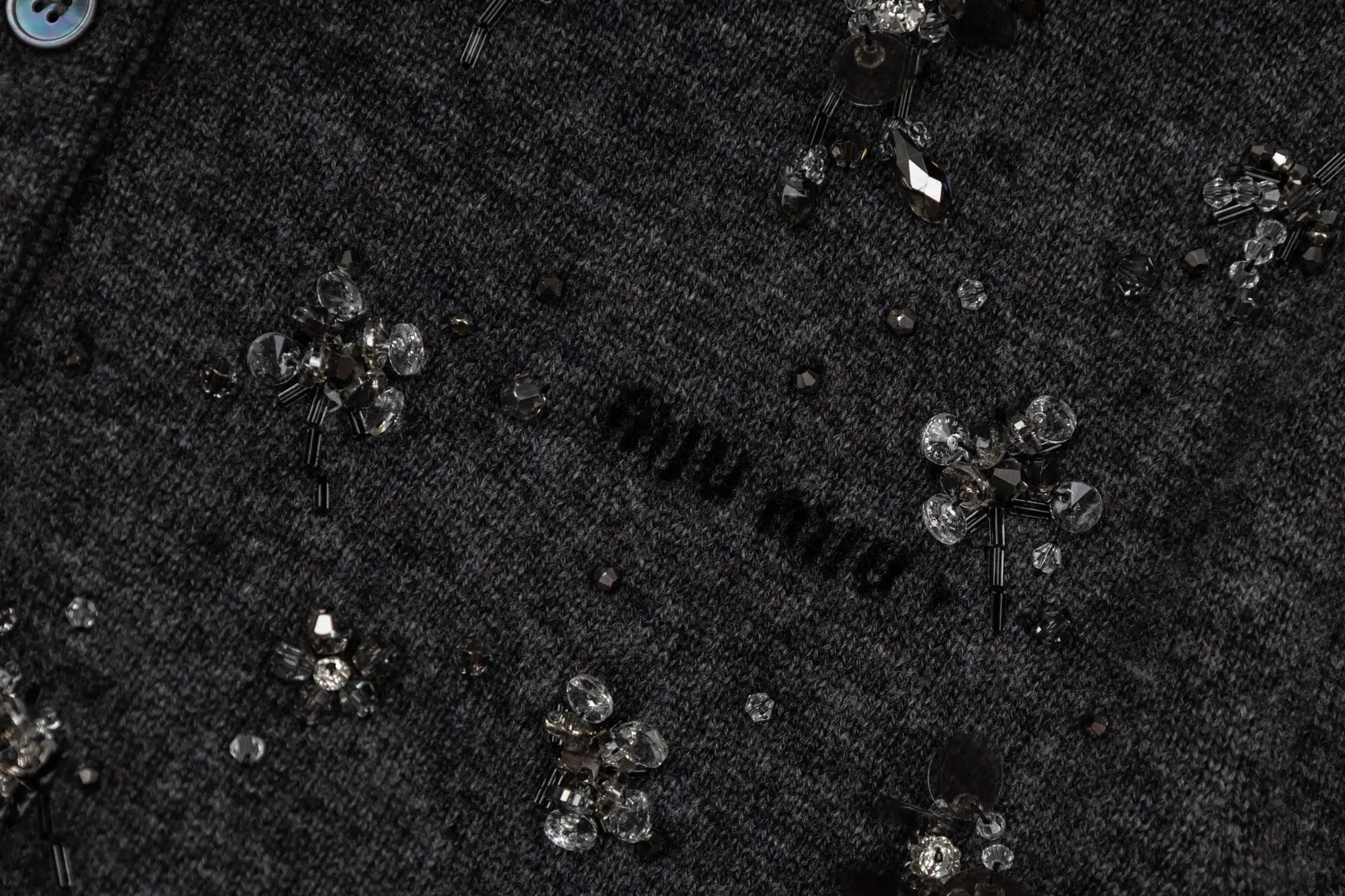 Embellished Cashmere Knit Cardigan D59021039 — view 5