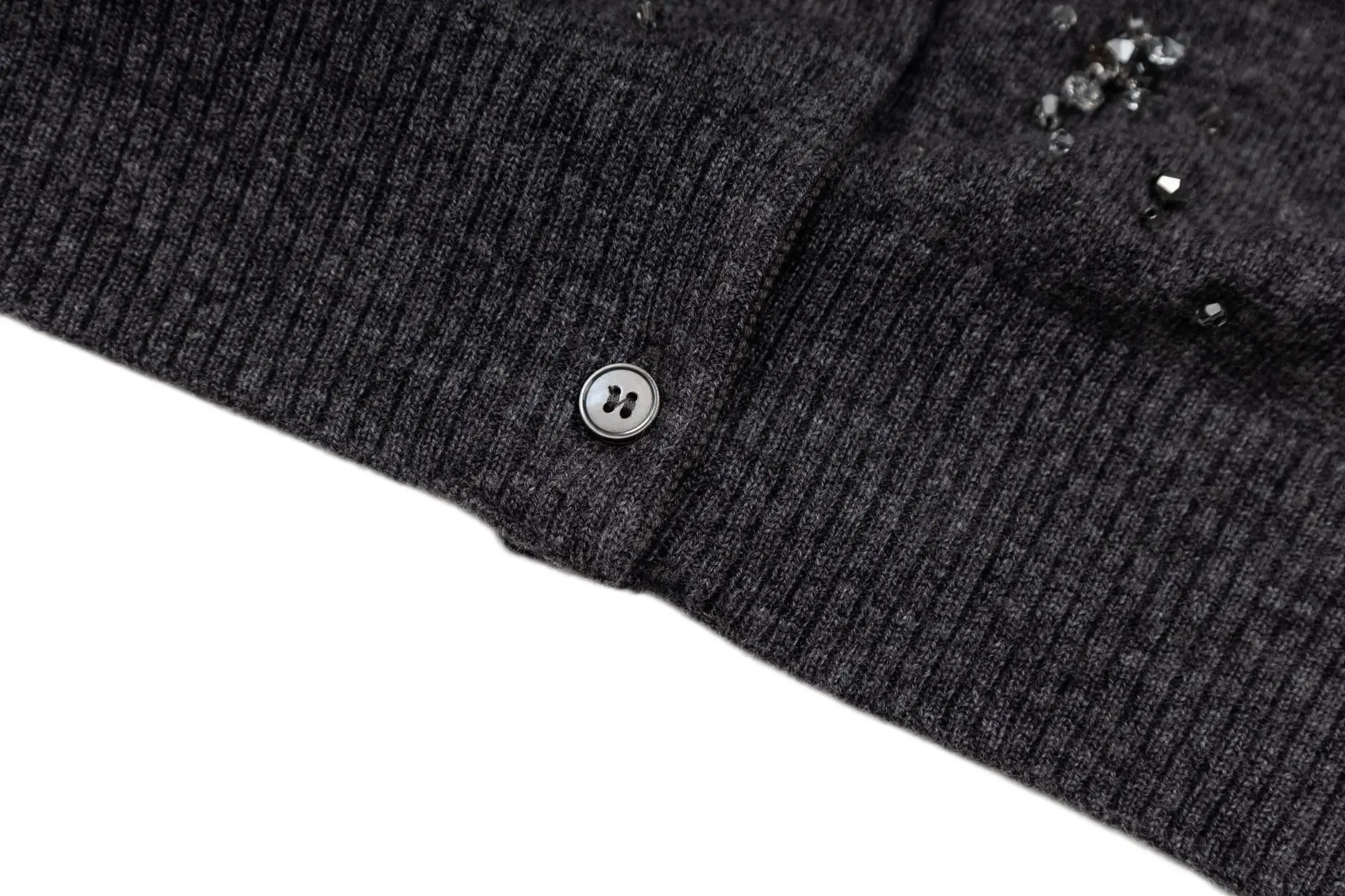 Embellished Cashmere Knit Cardigan D59021039 — view 8